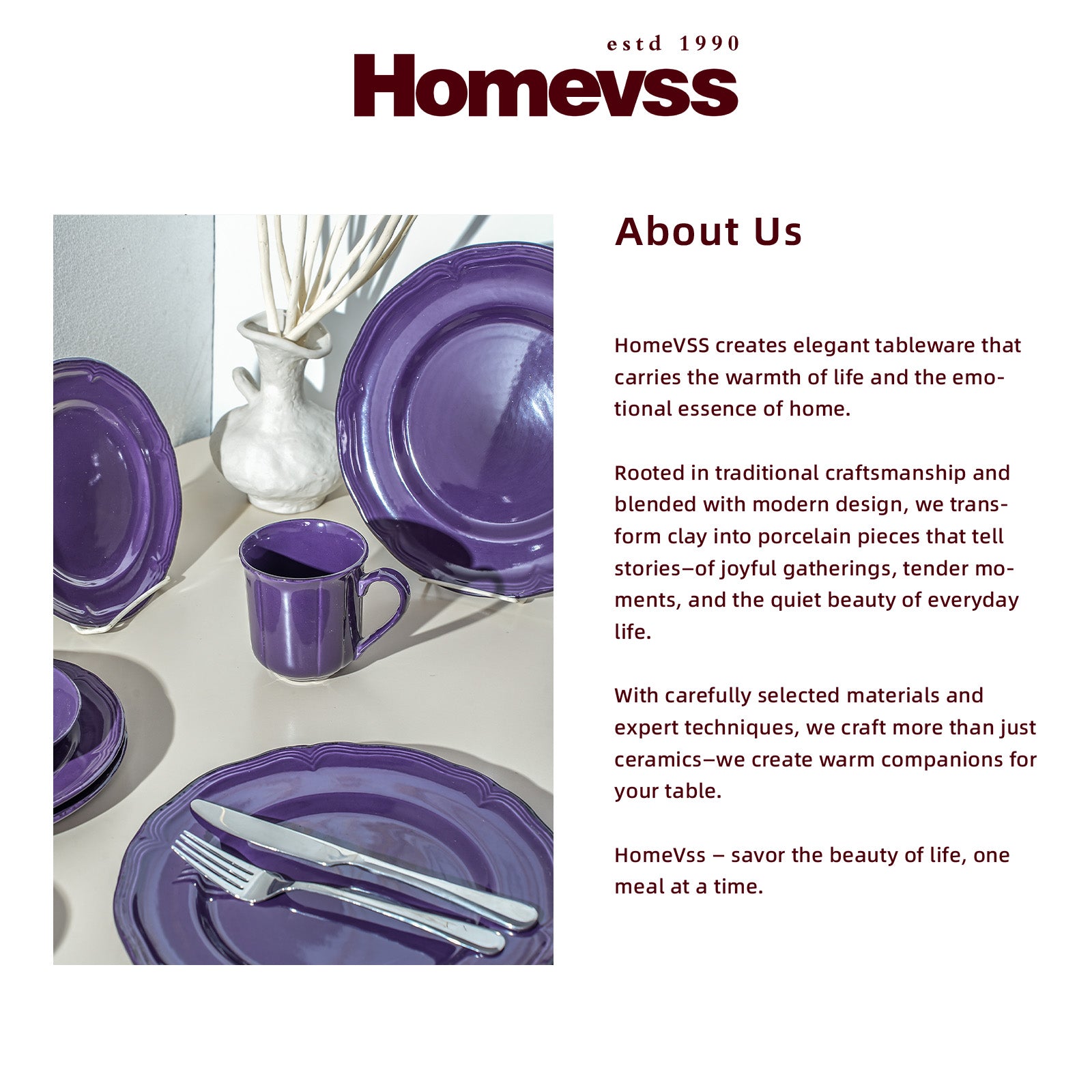 French Countryside Stoneware Dinnerware Set,HW