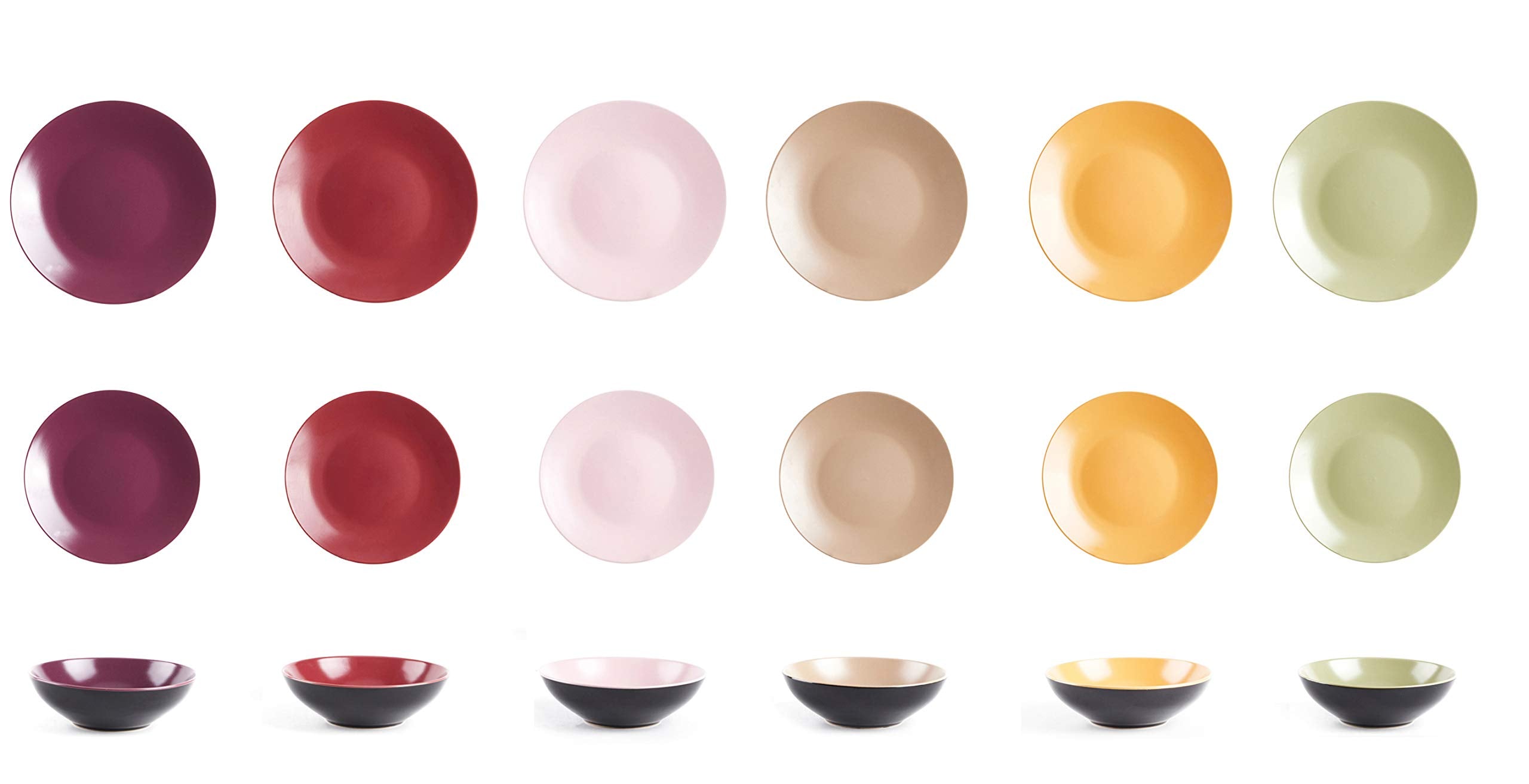 Colors Life Stoneware Dinnerware Set