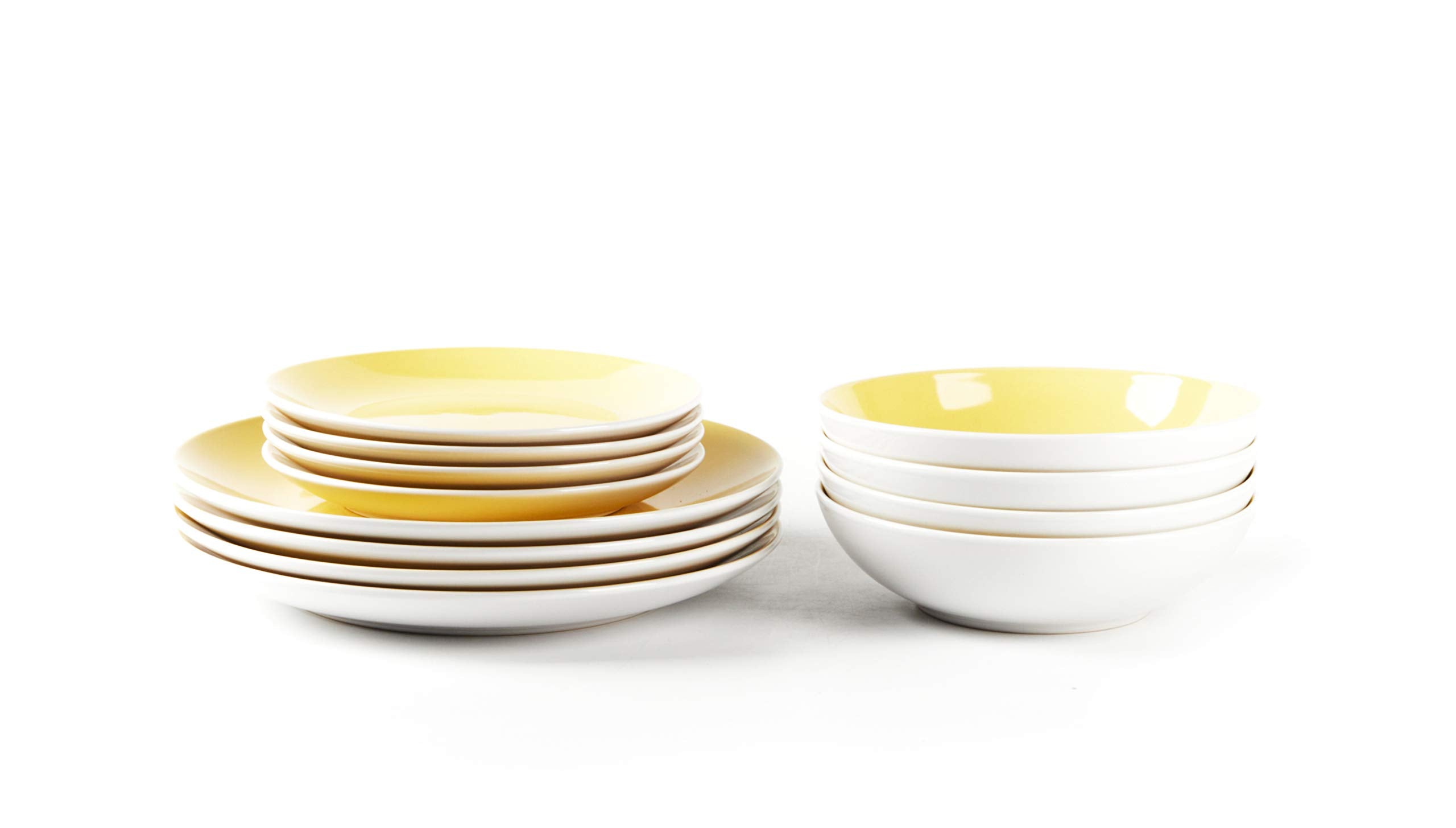Stoneware Coupe Shape Dinnerware Set