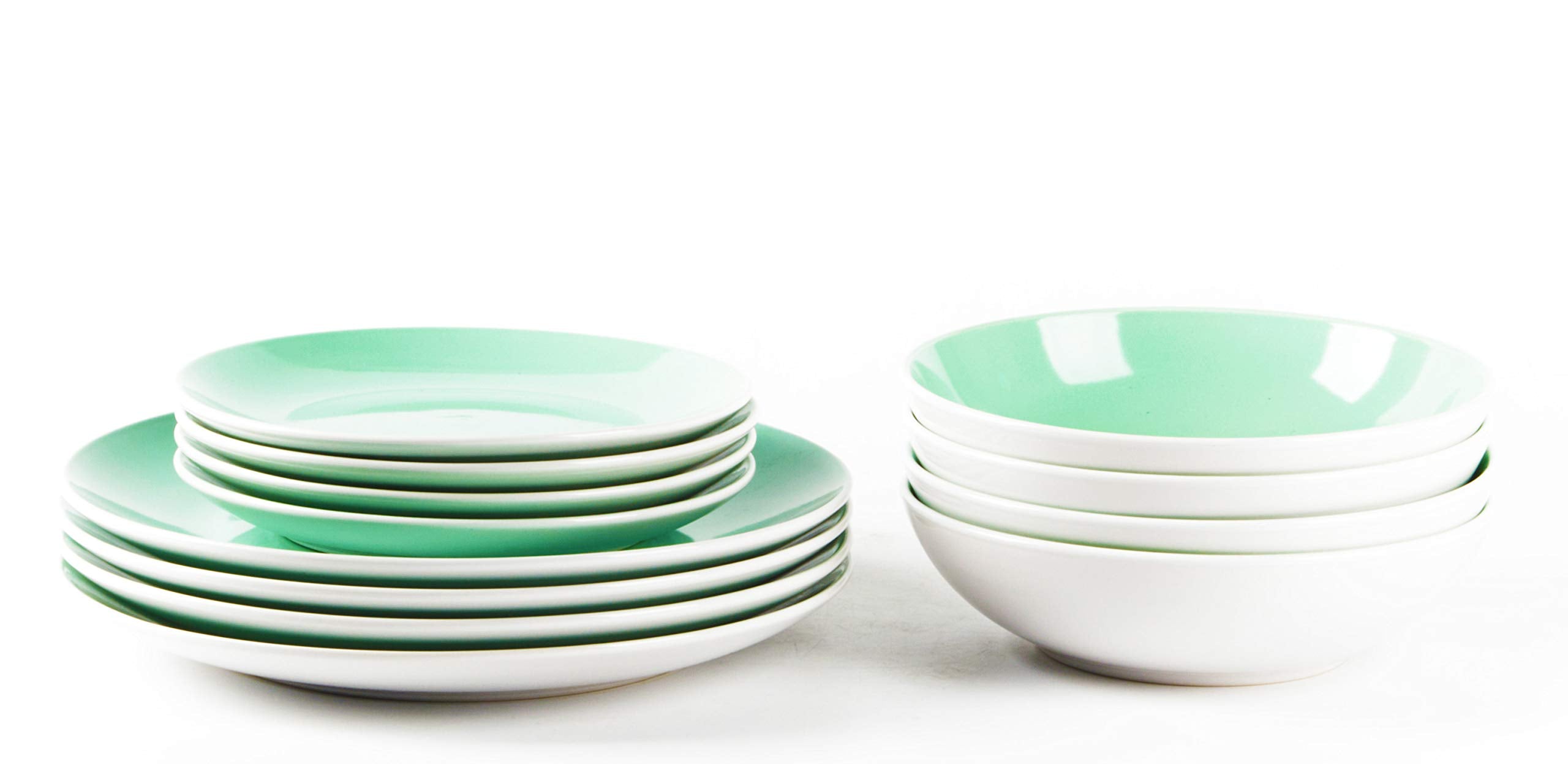 Stoneware Coupe Shape Dinnerware Set