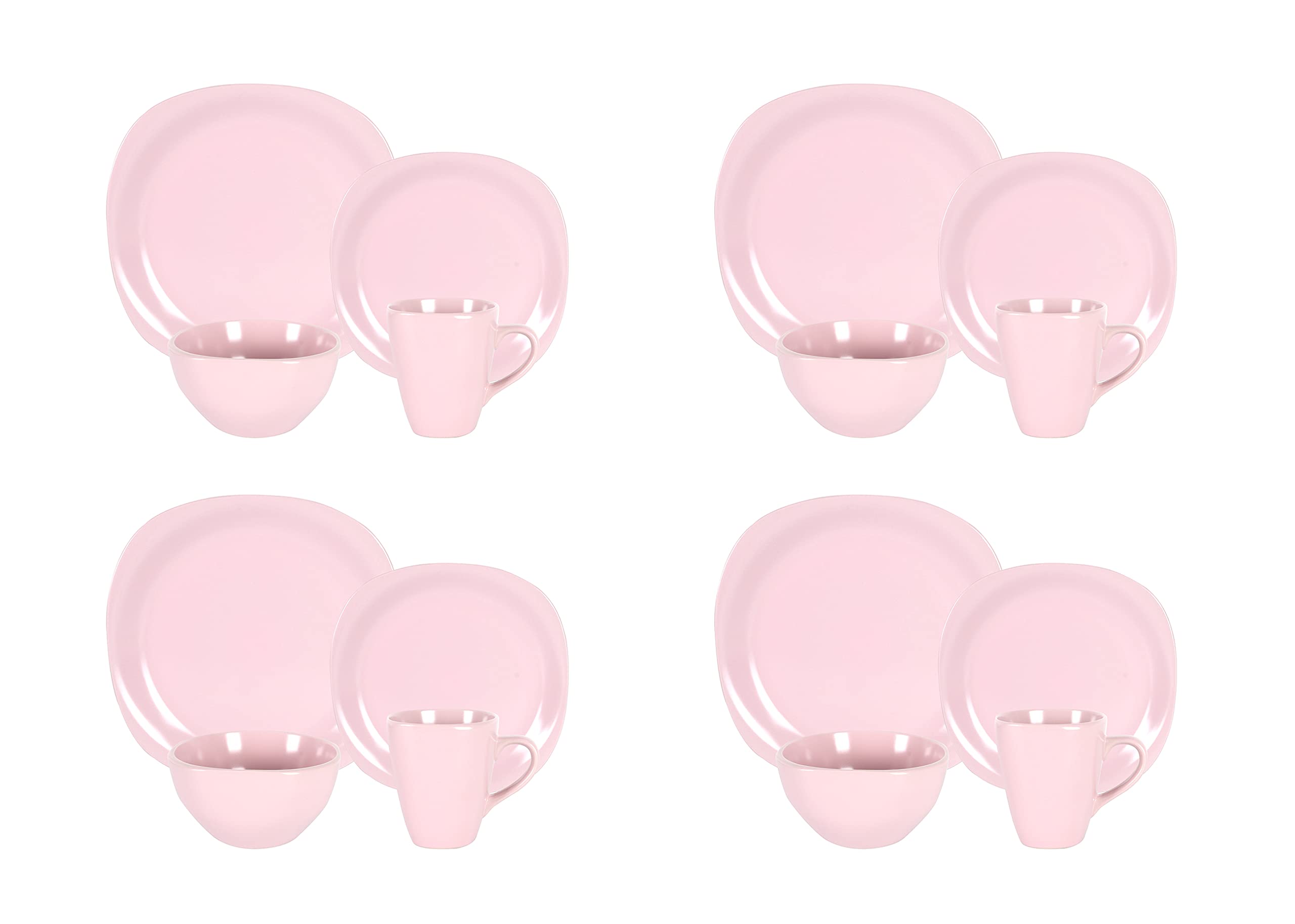 Stoneware Square Dinnerware Set,HW