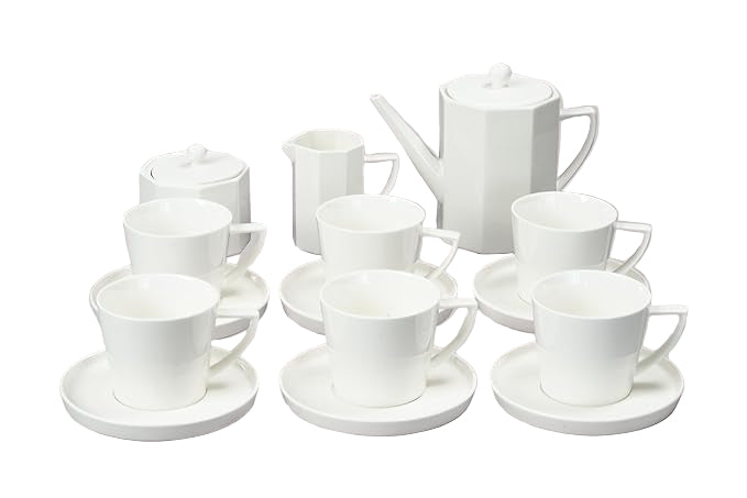 Bone China Nordic Cone-Shape 12pcs Coffee Set