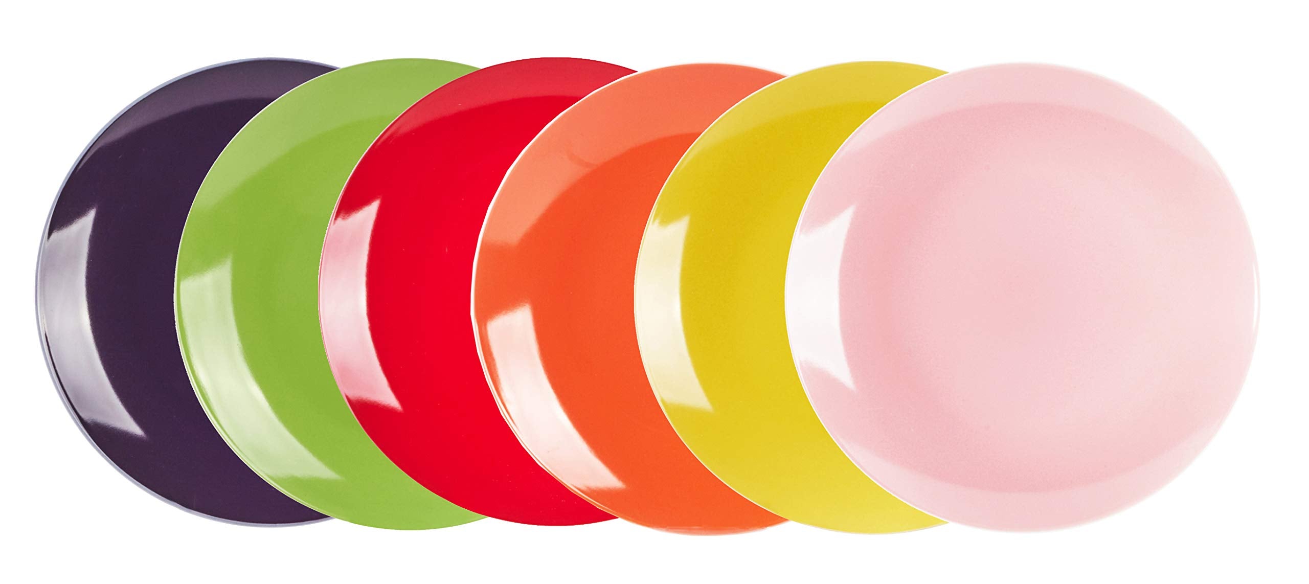 Stoneware Coupe Shape Plate Set