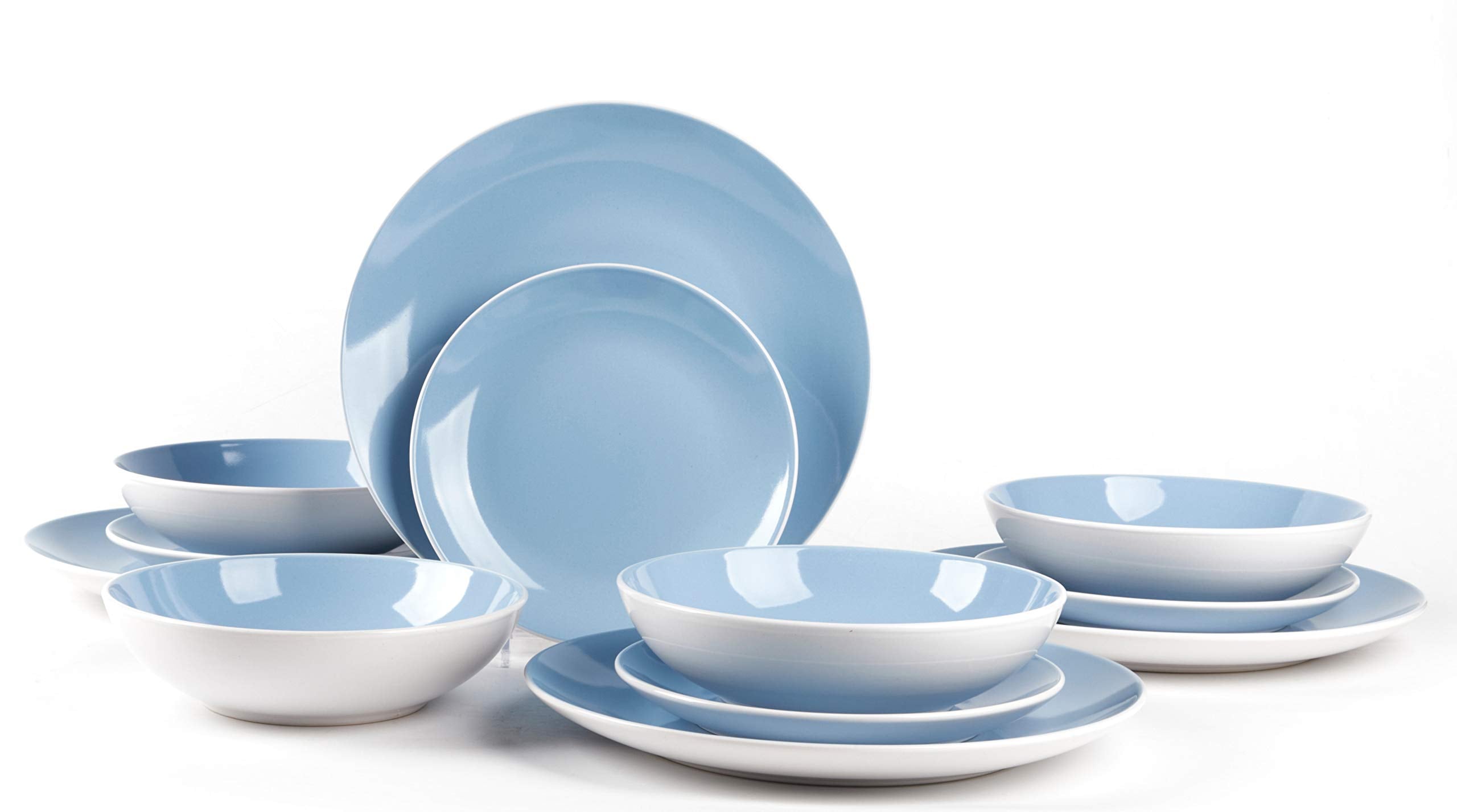 Stoneware Coupe Shape Dinnerware Set