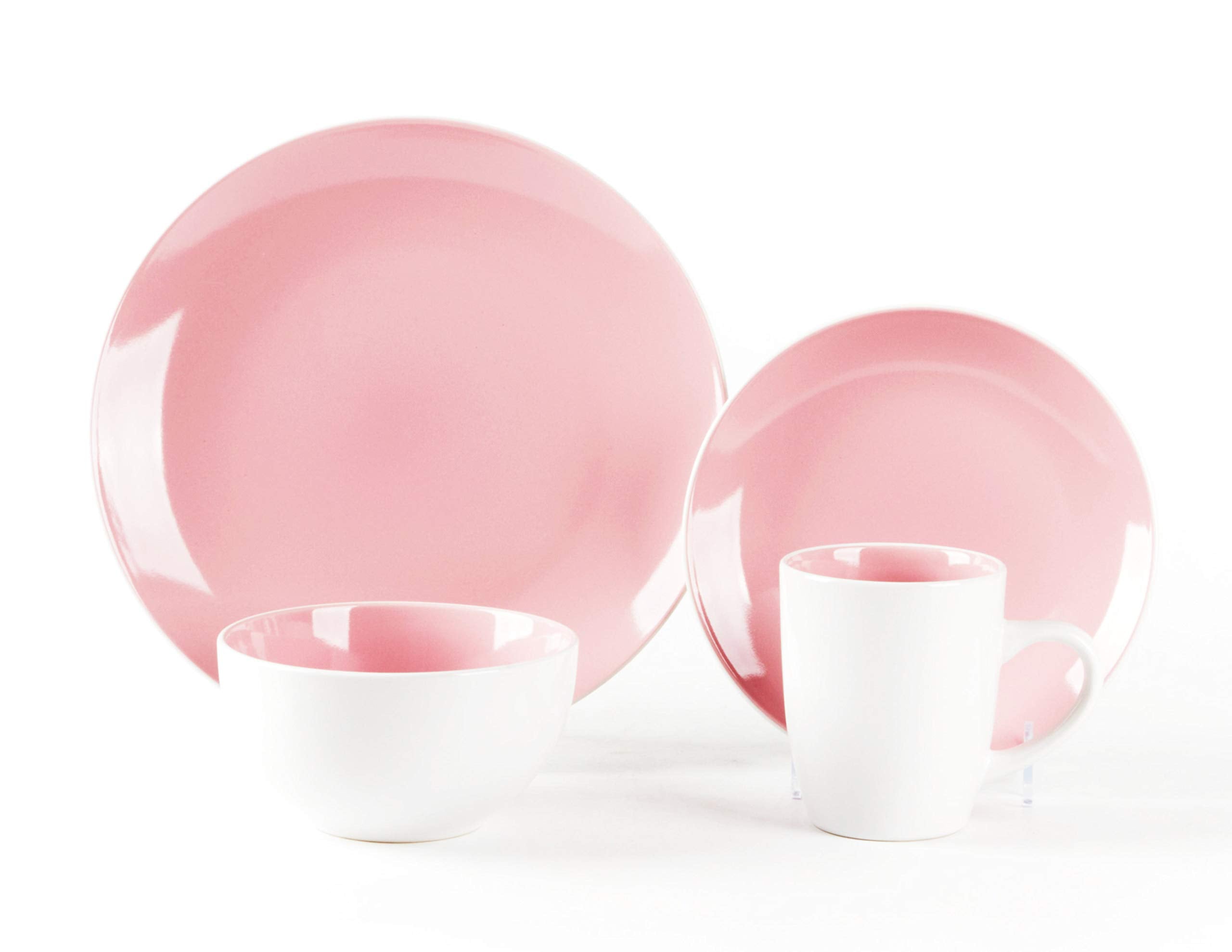 Stoneware Coupe Shape Dinnerware Set