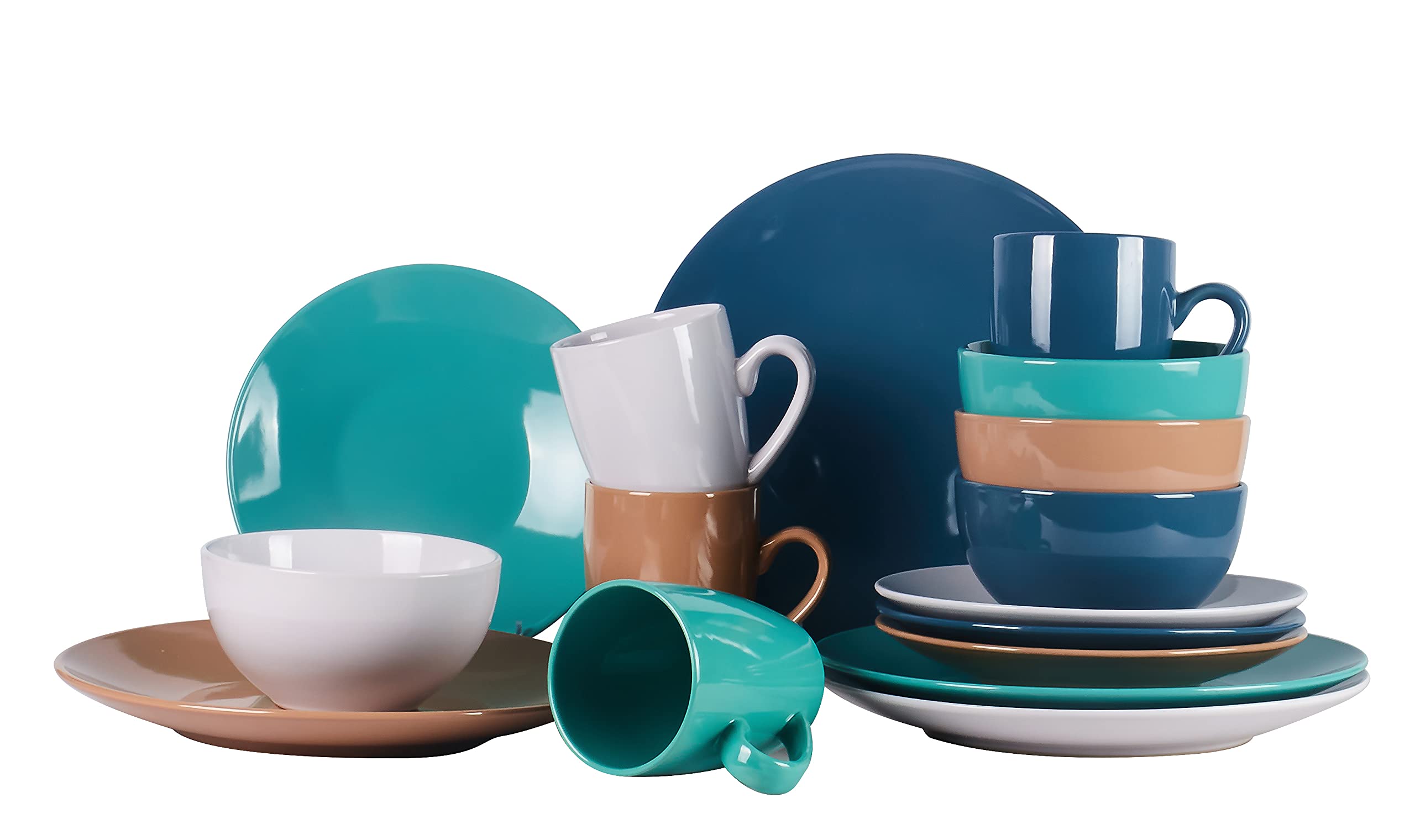 Color Wave Stoneware Dinnerware Set