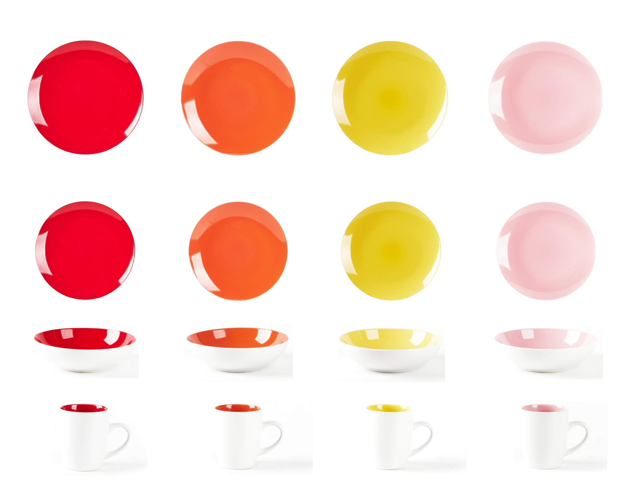 Color Trends Stoneware Dinnerware Set,HW