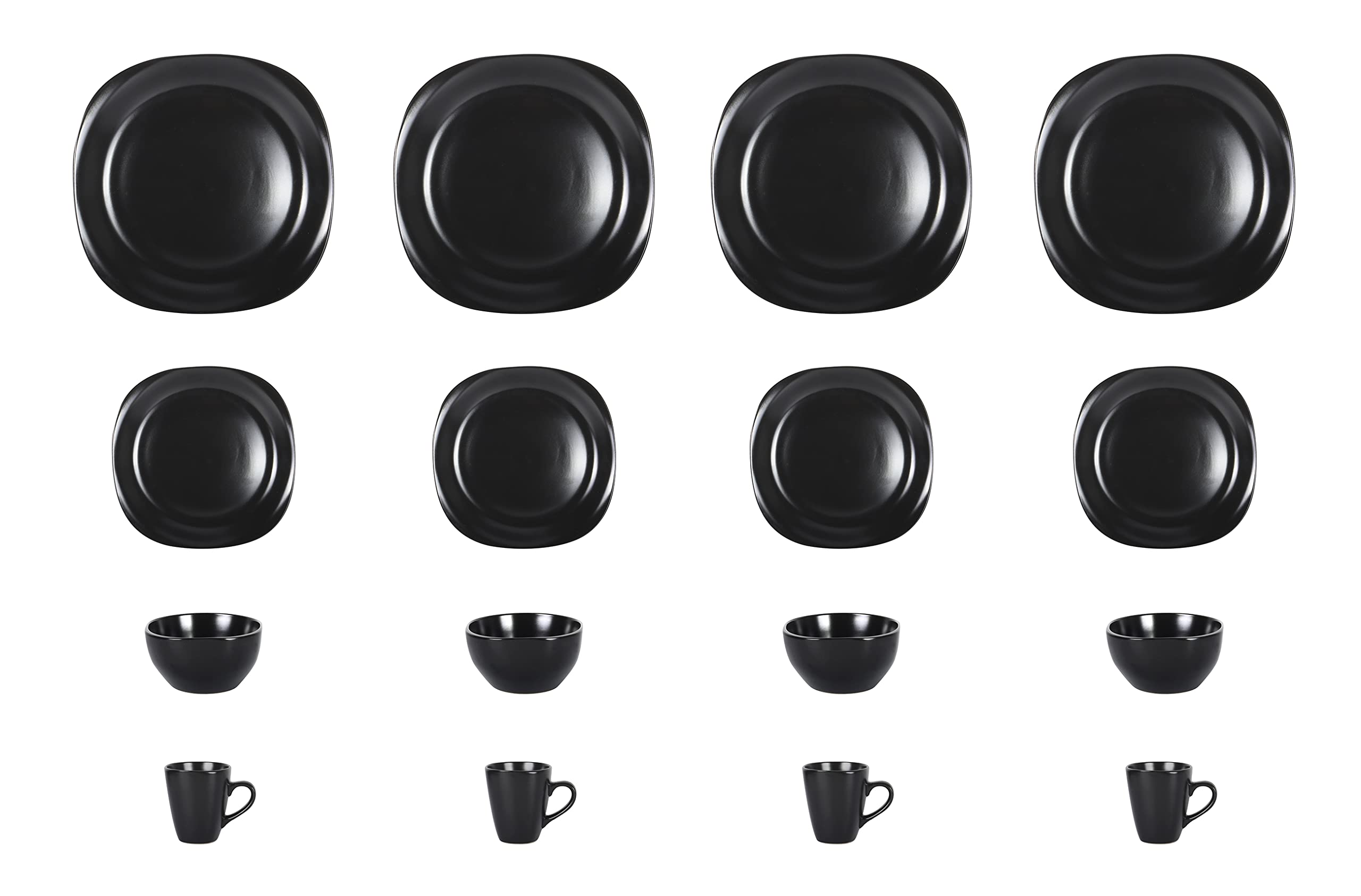 Stoneware Square Dinnerware Set,HW