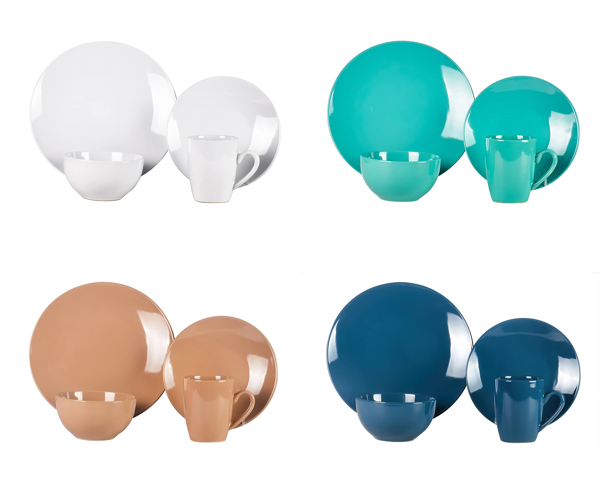 Color Wave Stoneware Dinnerware Set