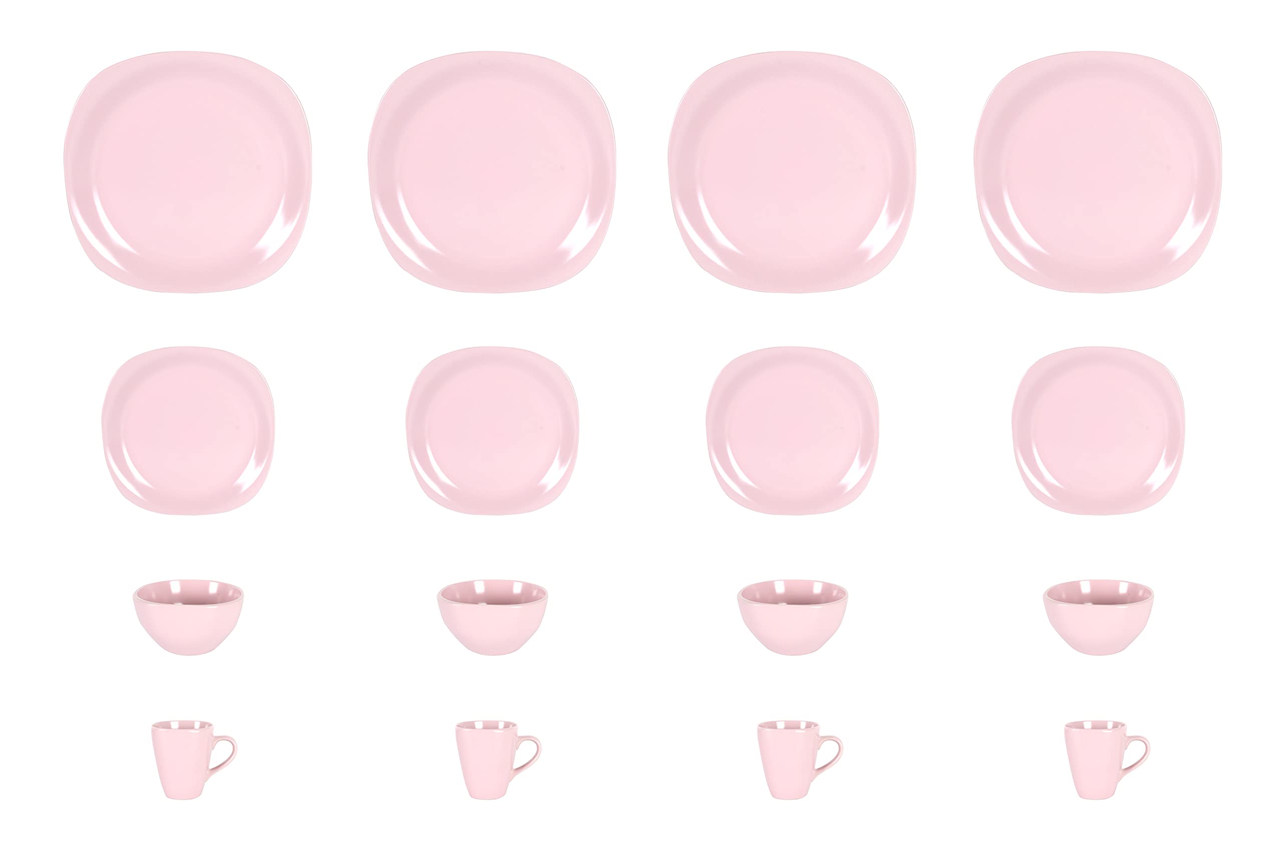 Stoneware Square Dinnerware Set,HW