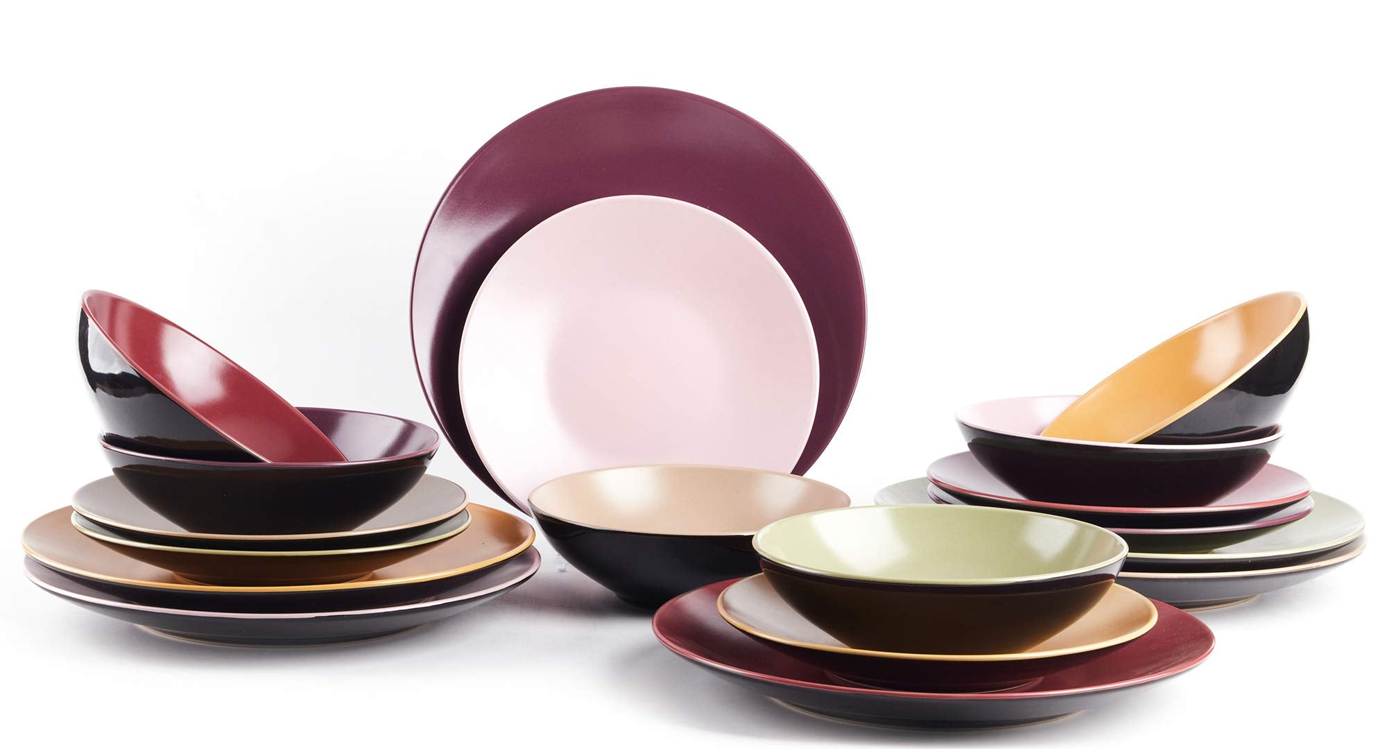 Colors Life Stoneware Dinnerware Set