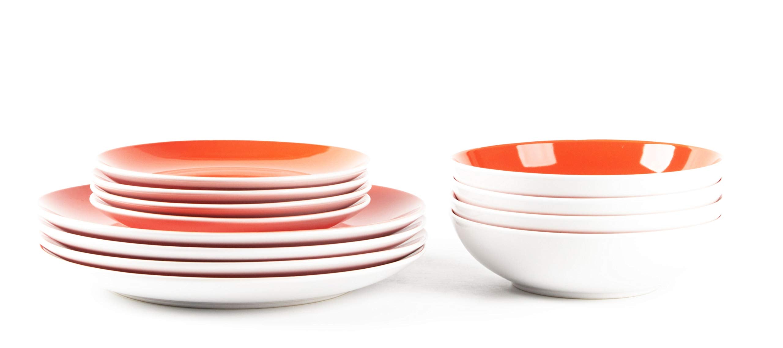 Stoneware Coupe Shape Dinnerware Set