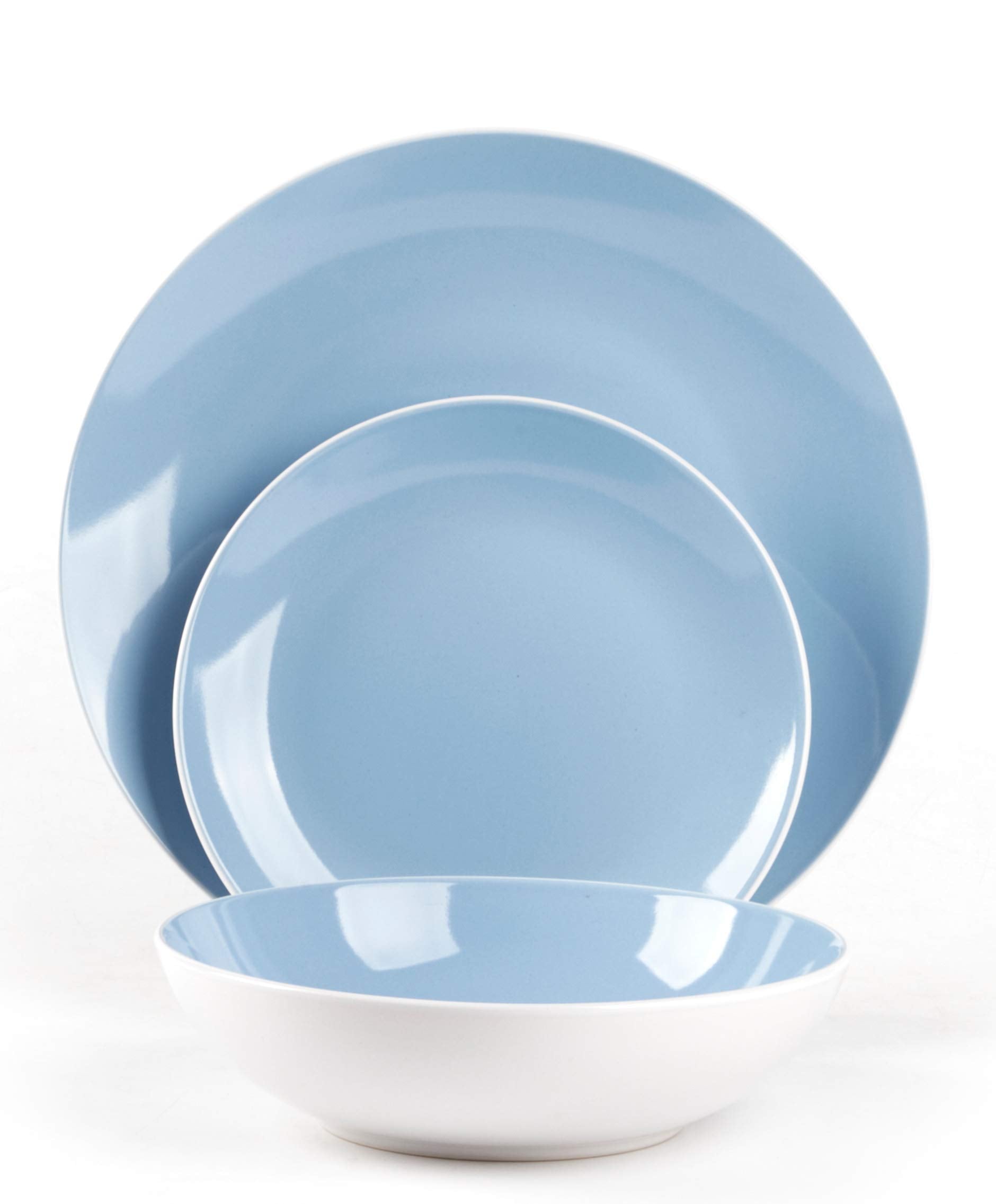 Stoneware Coupe Shape Dinnerware Set