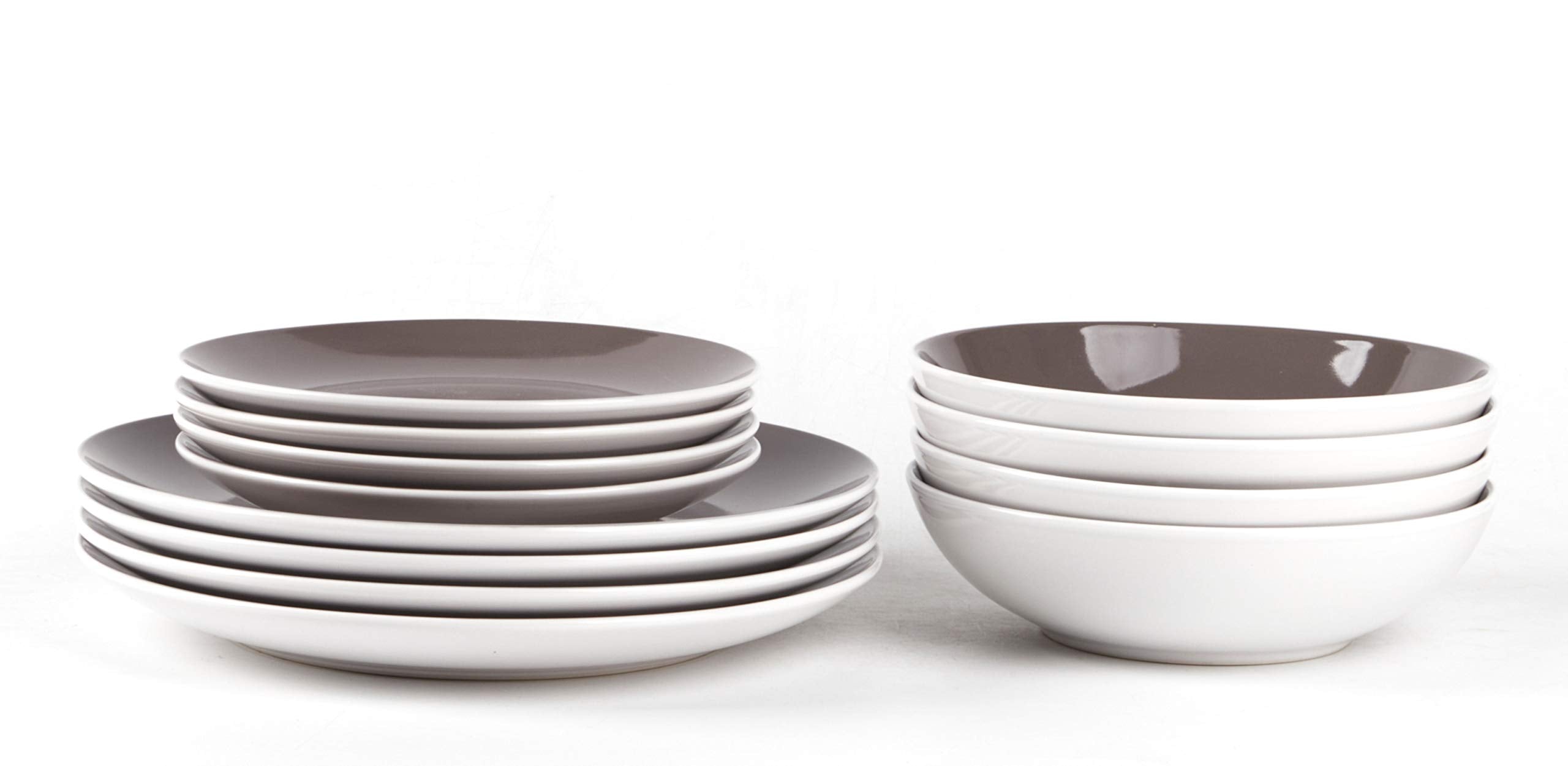 Stoneware Coupe Shape Dinnerware Set