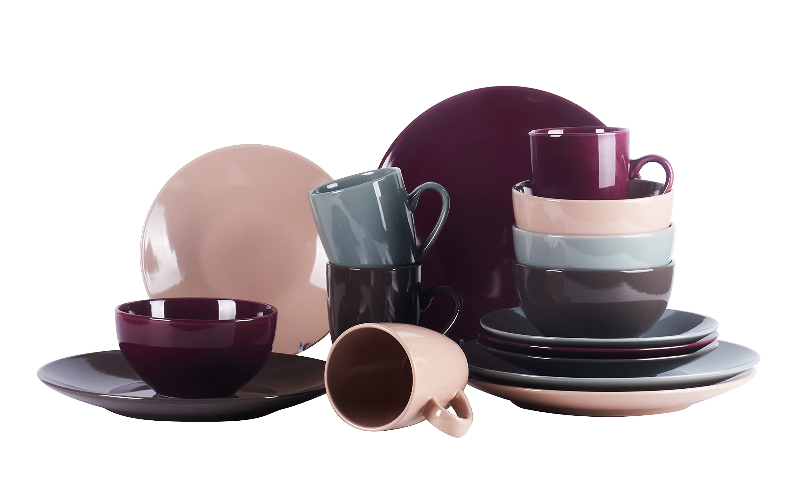 Color Wave Stoneware Dinnerware Set