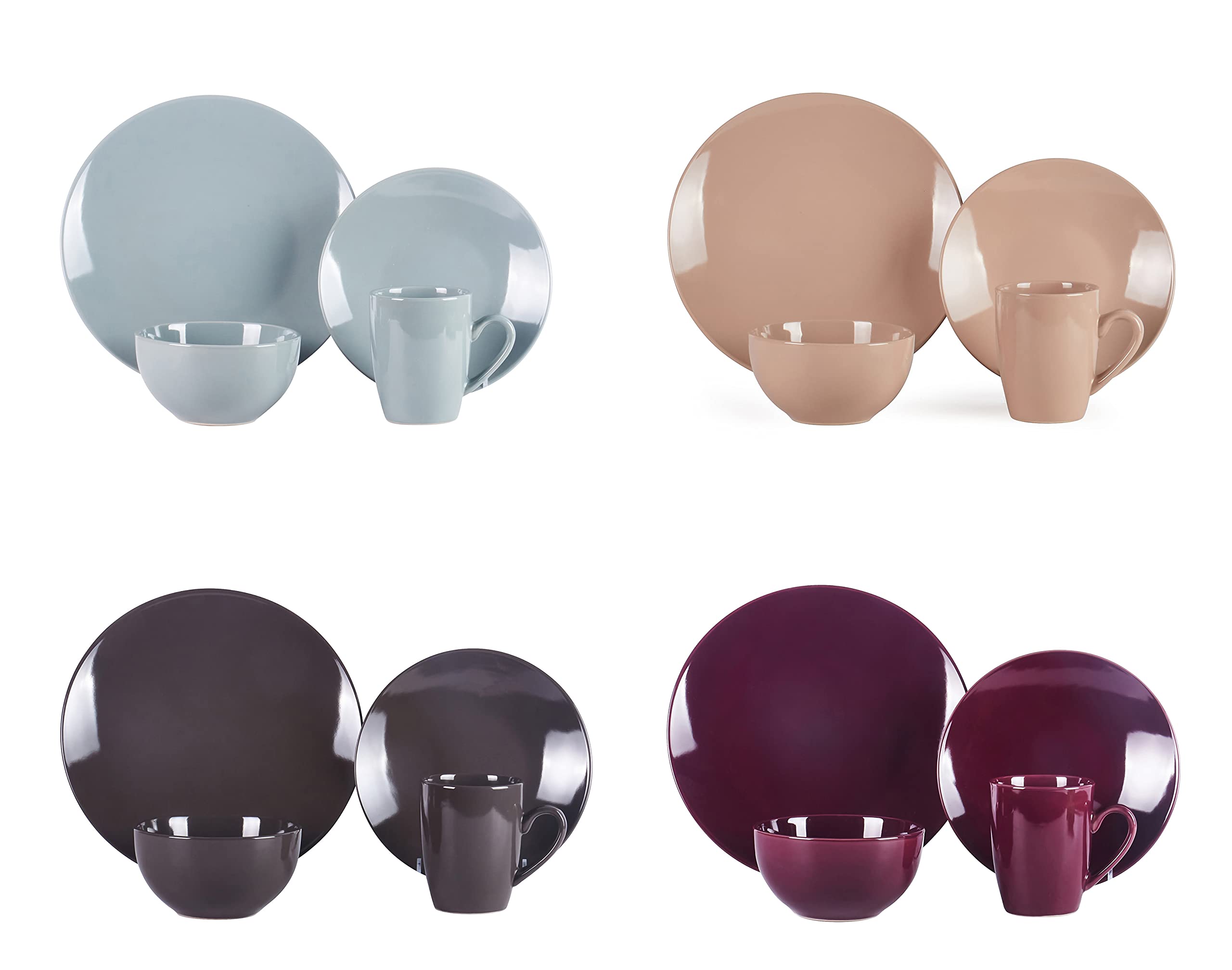 Color Wave Stoneware Dinnerware Set