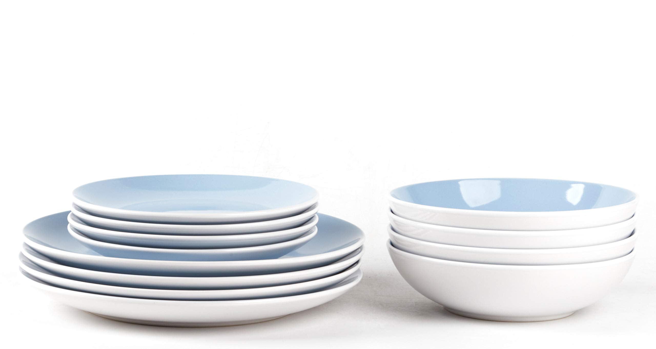 Stoneware Coupe Shape Dinnerware Set