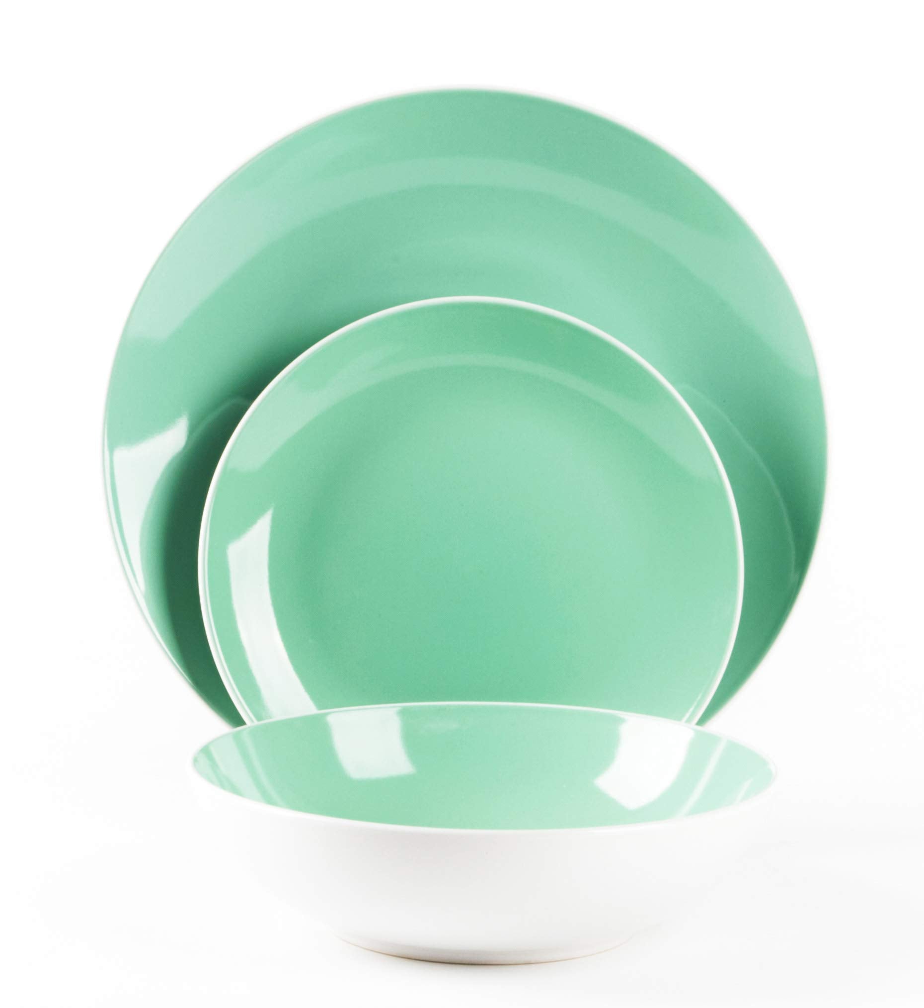 Stoneware Coupe Shape Dinnerware Set