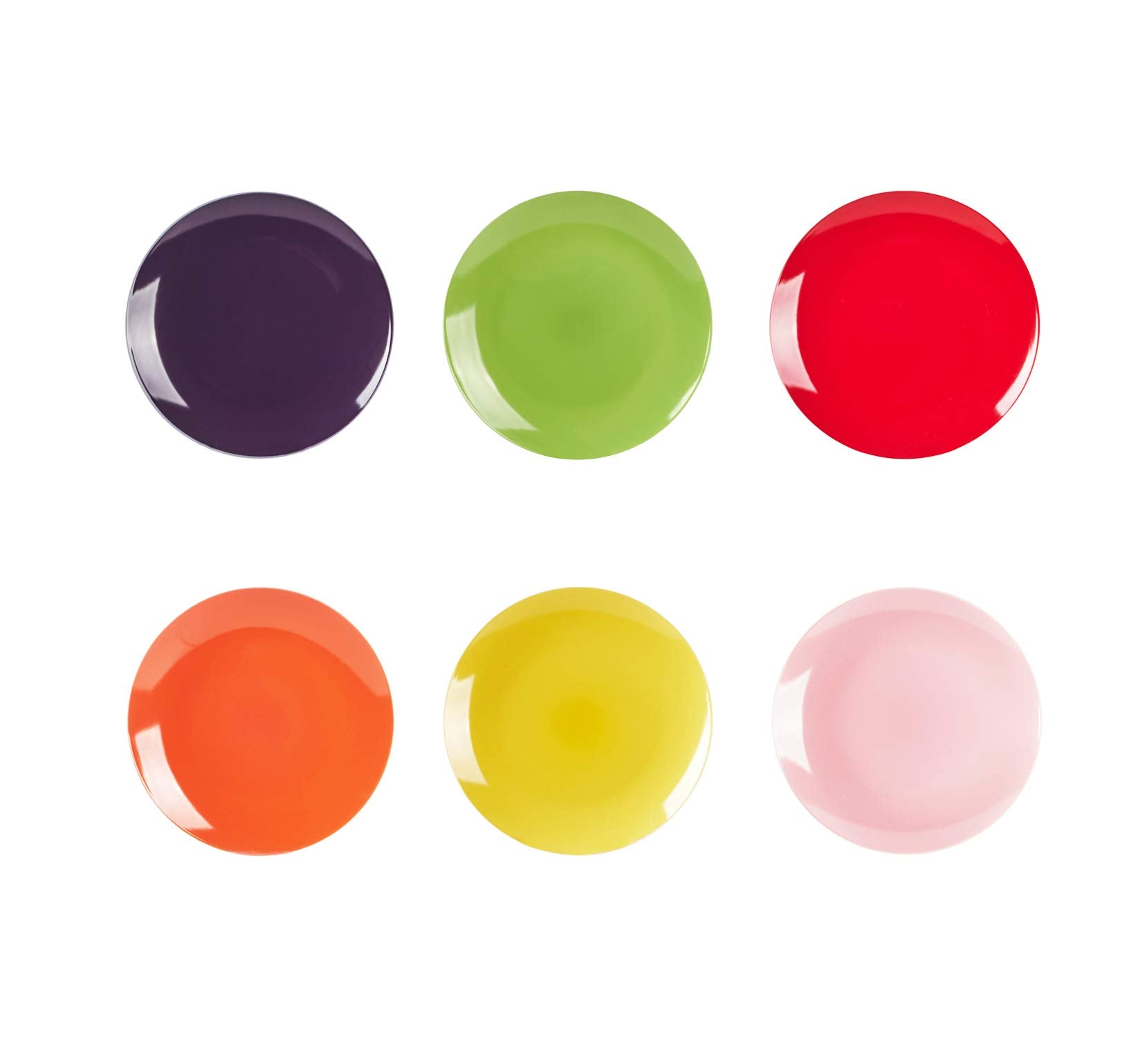 Stoneware Coupe Shape Plate Set