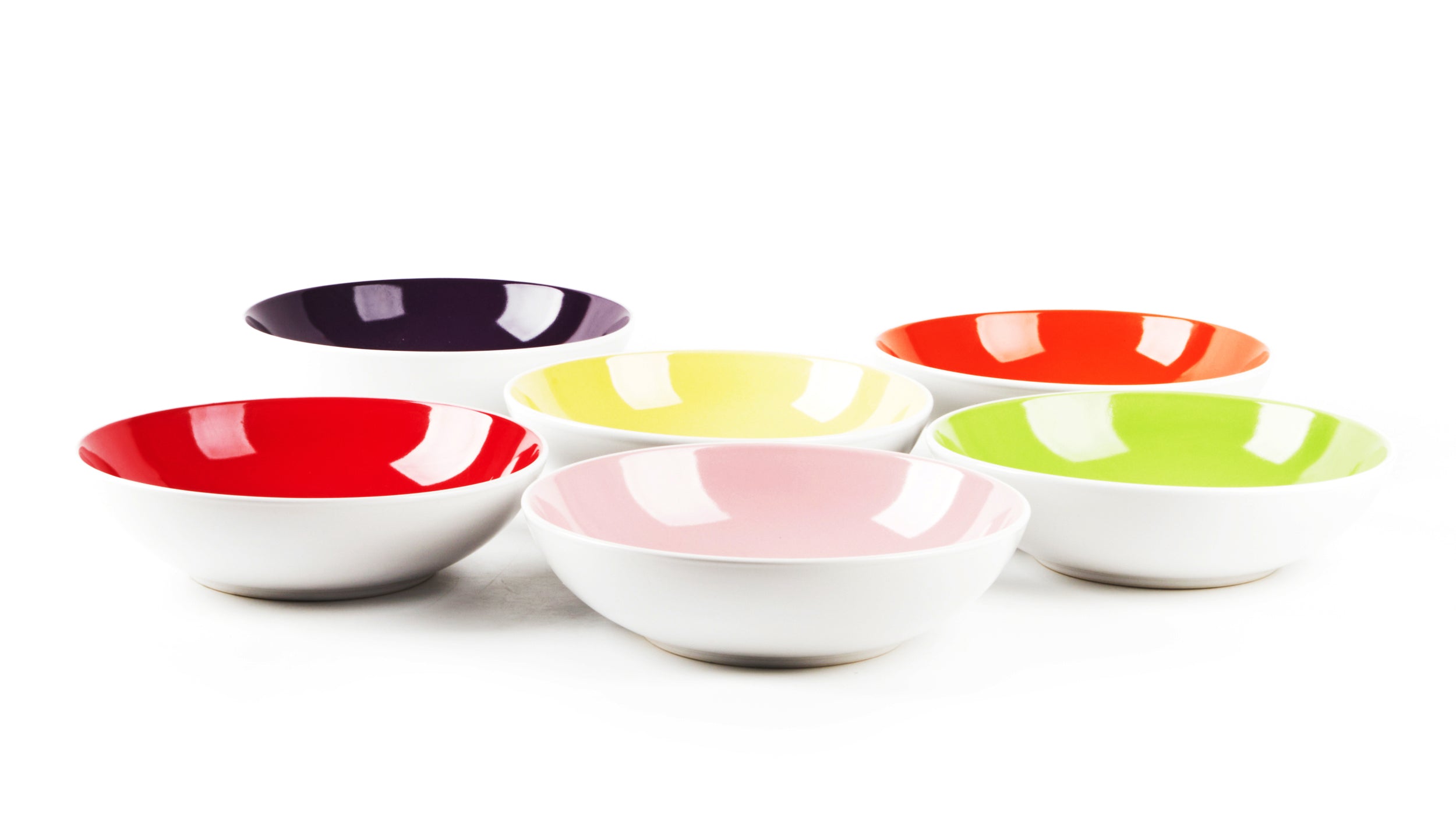 Stoneware Coupe Shape Bowls