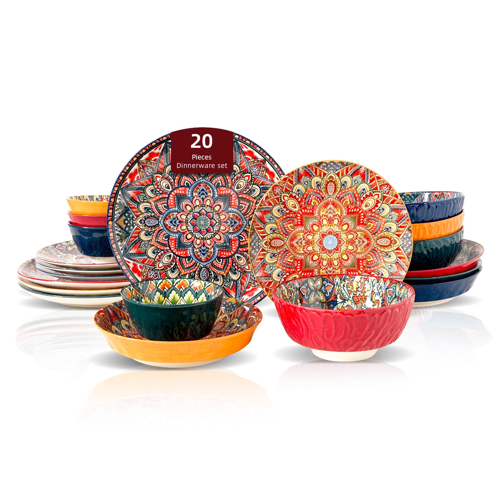 Bohemian Dinnerware Set