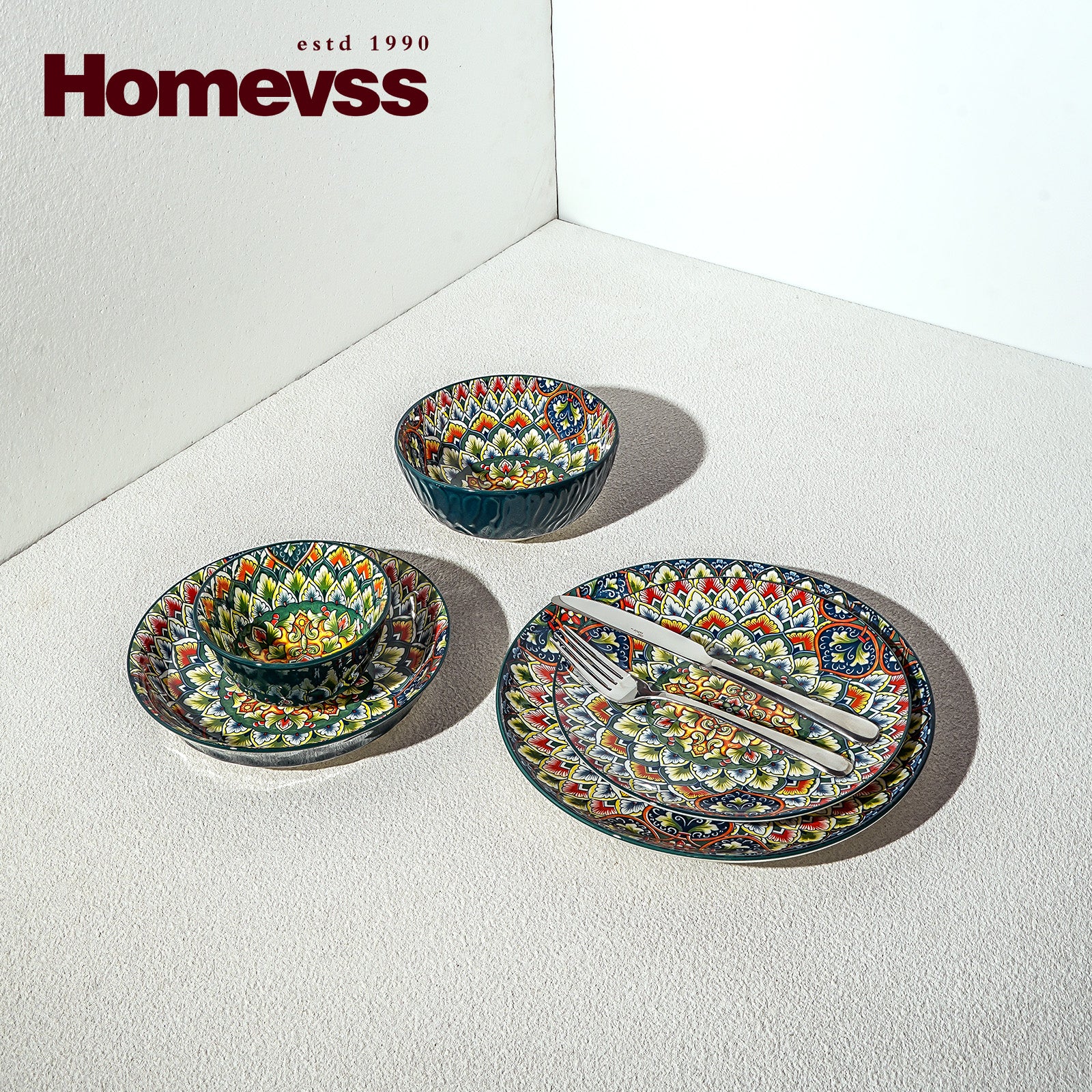 Bohemian Dinnerware Set