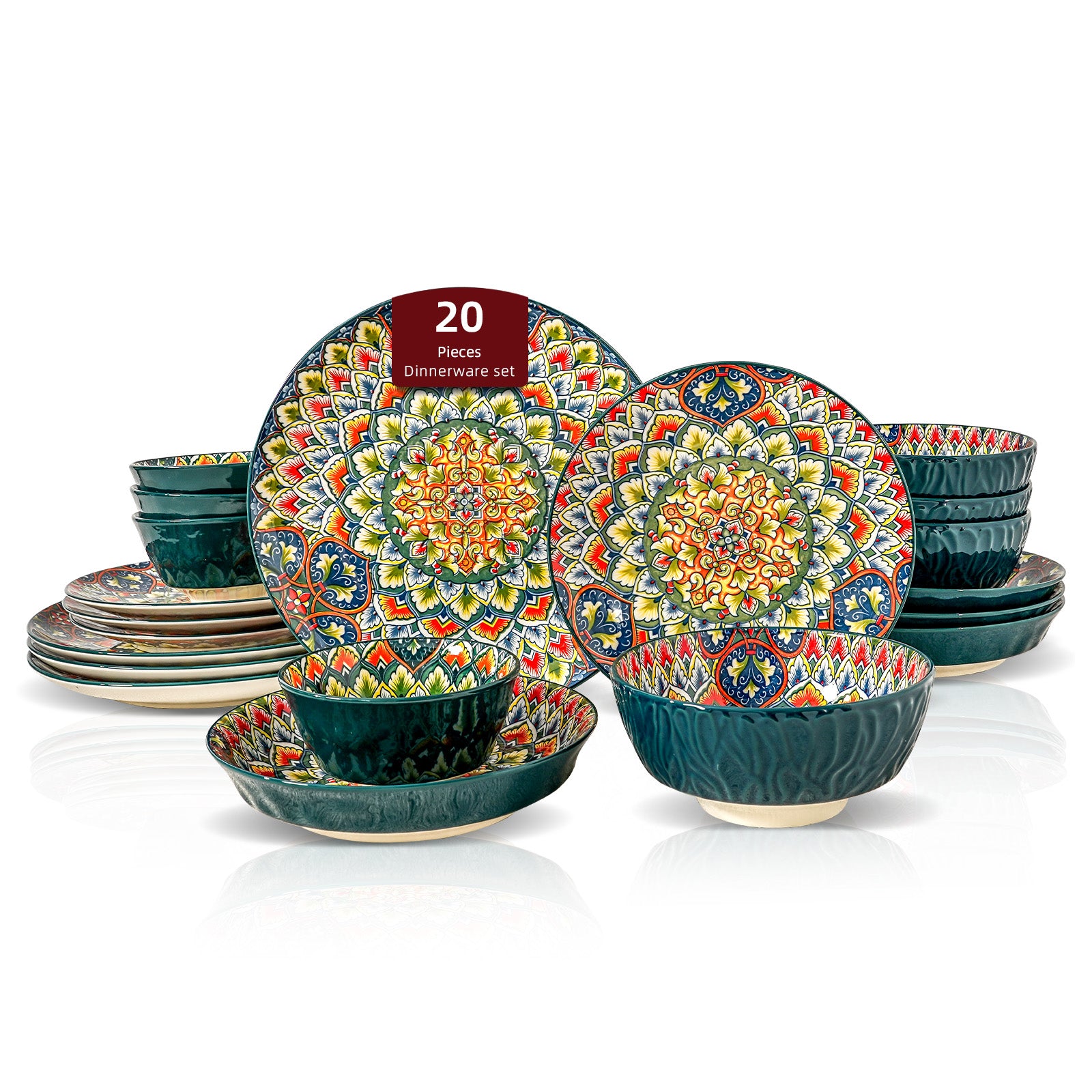 Bohemian Dinnerware Set