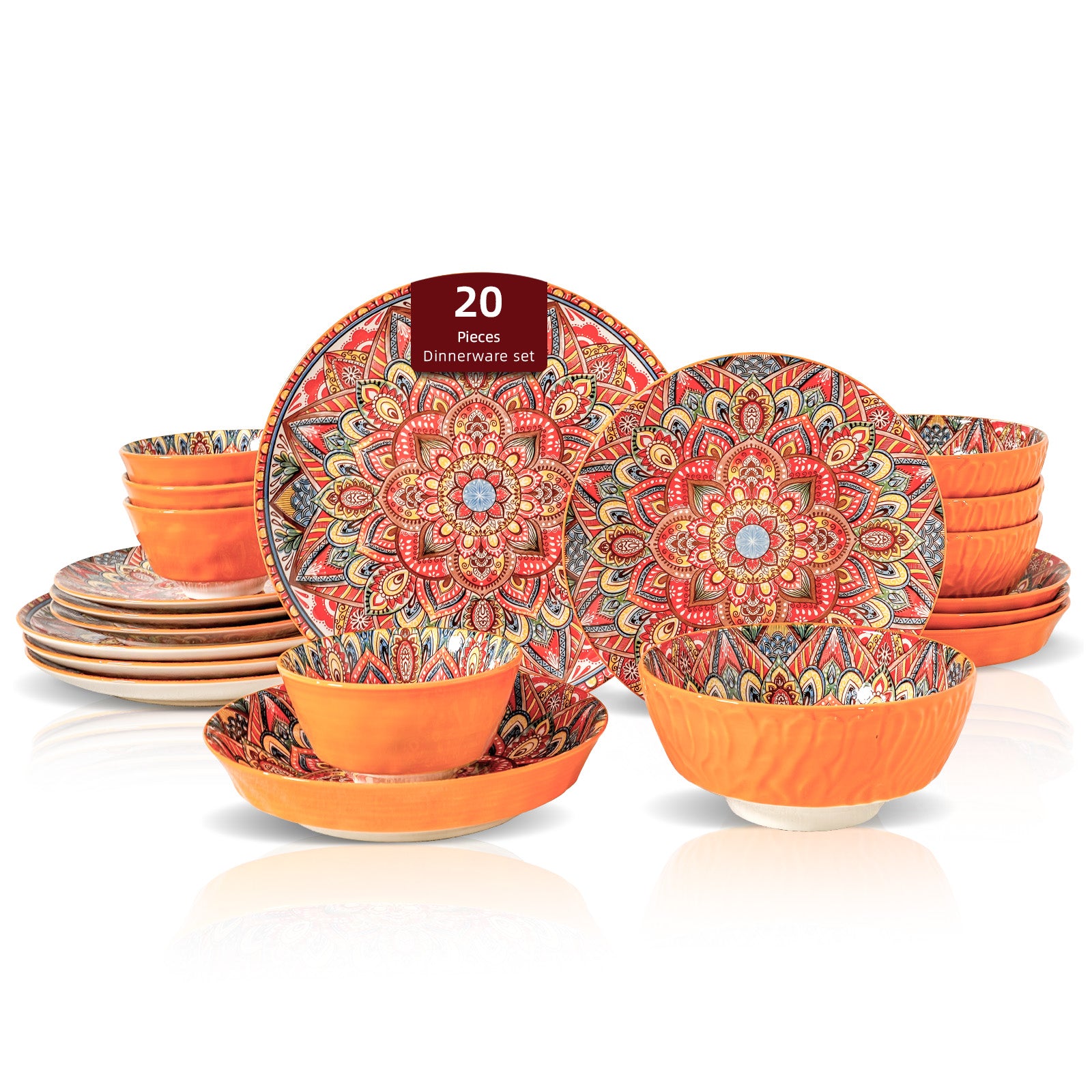 Bohemian Dinnerware Set