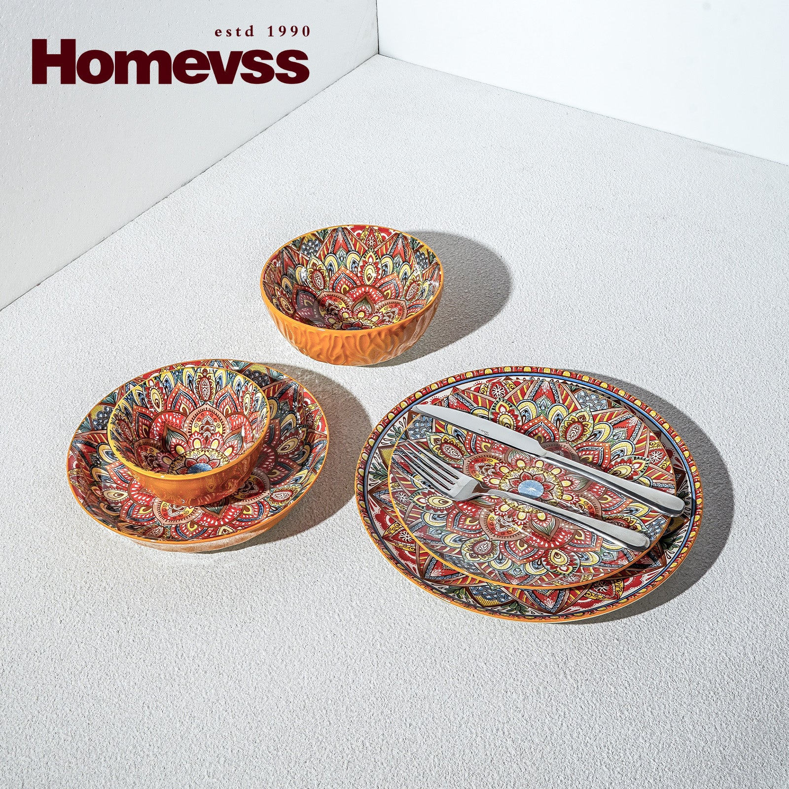 Bohemian Dinnerware Set