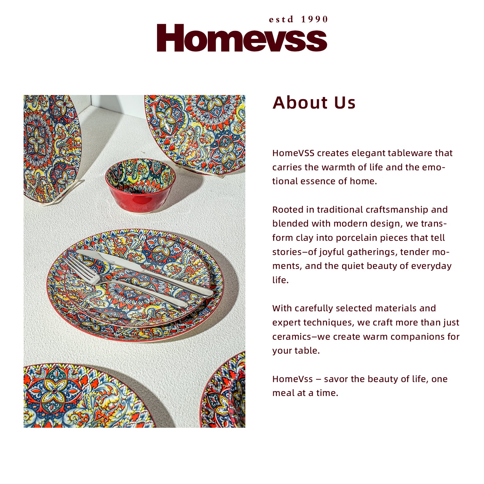 Bohemian Dinnerware Set