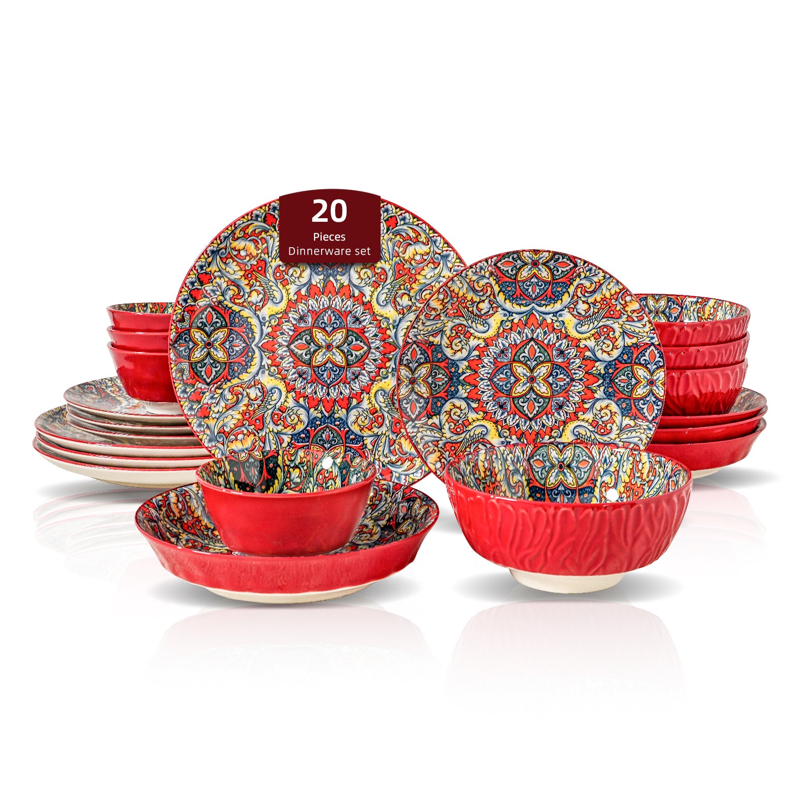 Bohemian Dinnerware Set
