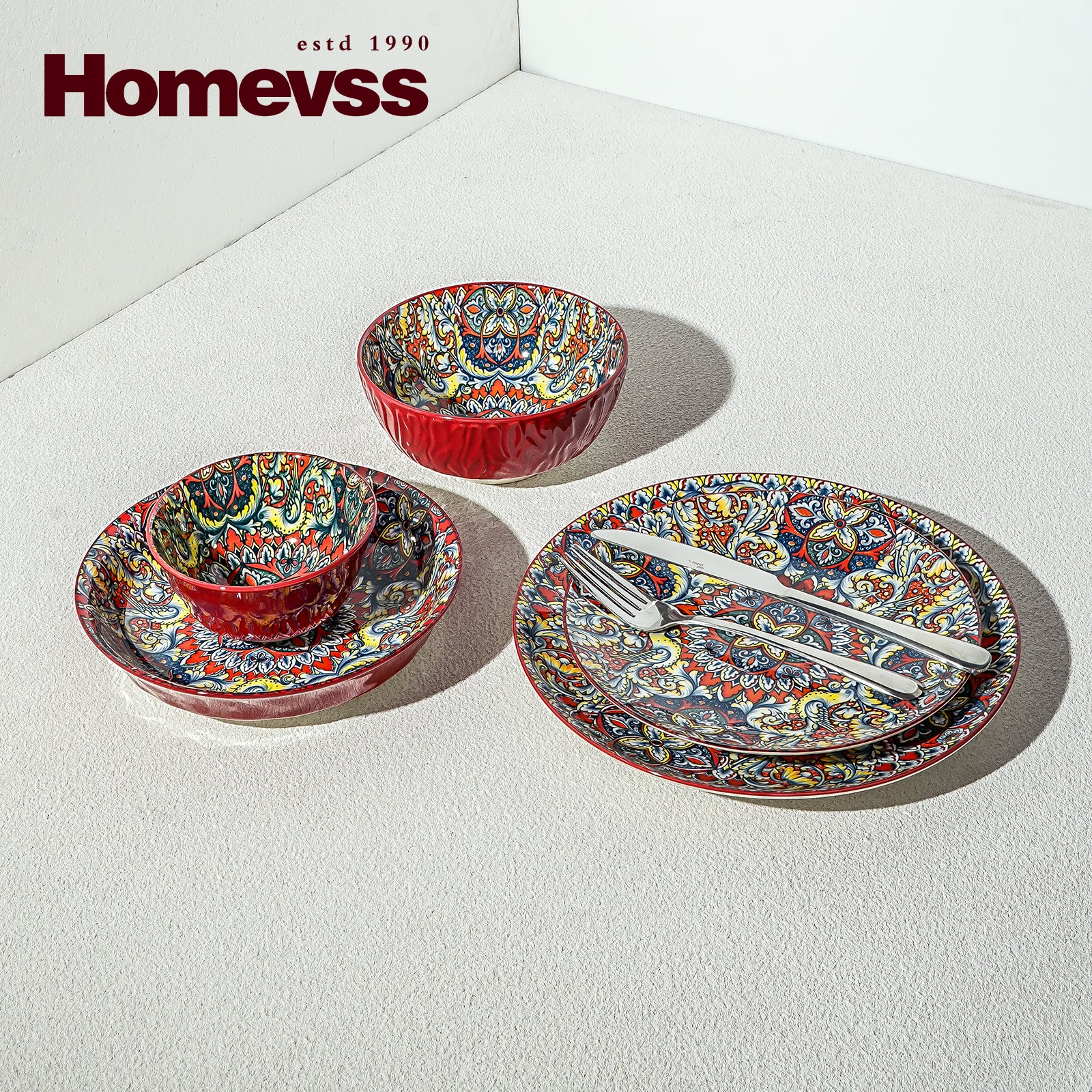 Bohemian Dinnerware Set