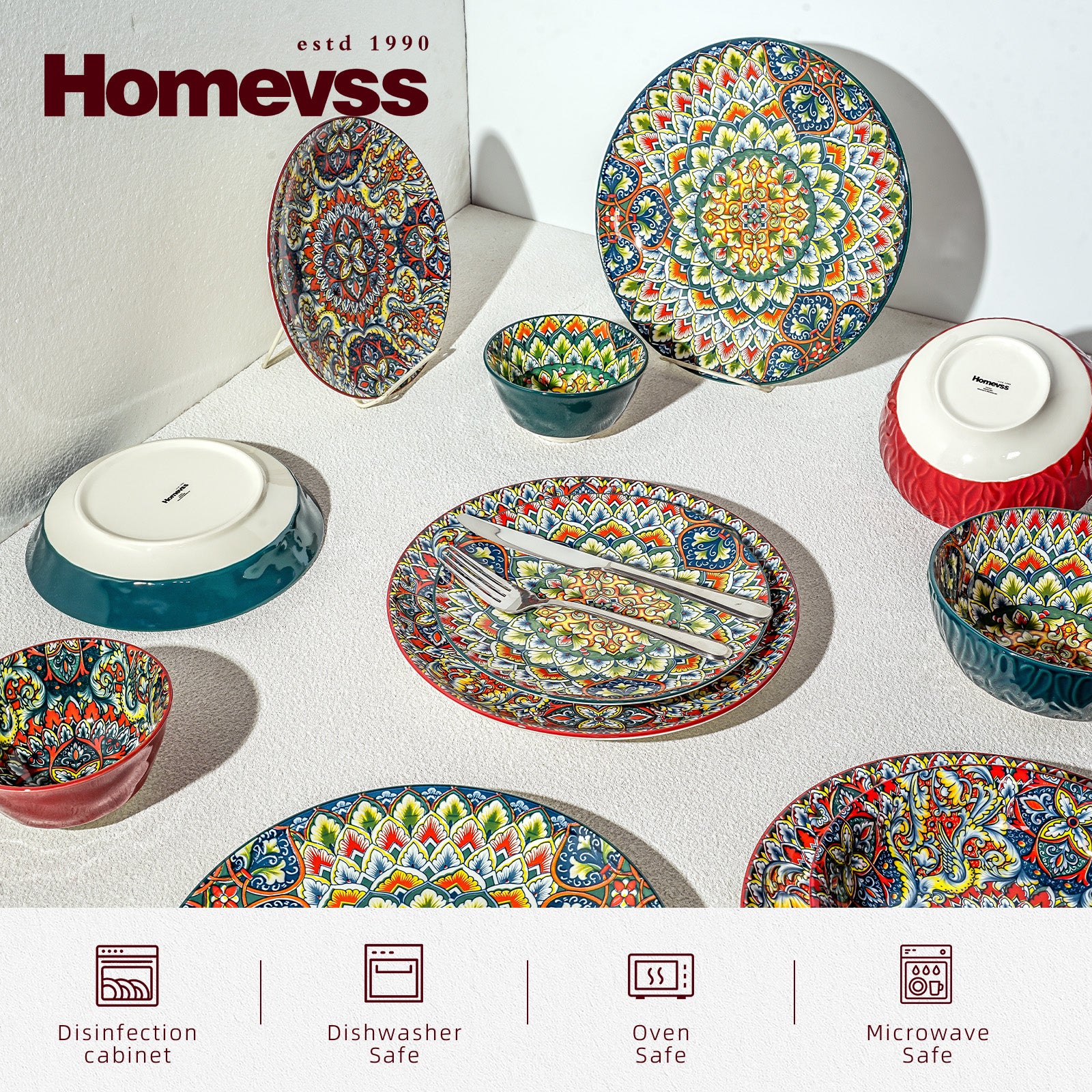Bohemian Dinnerware Set