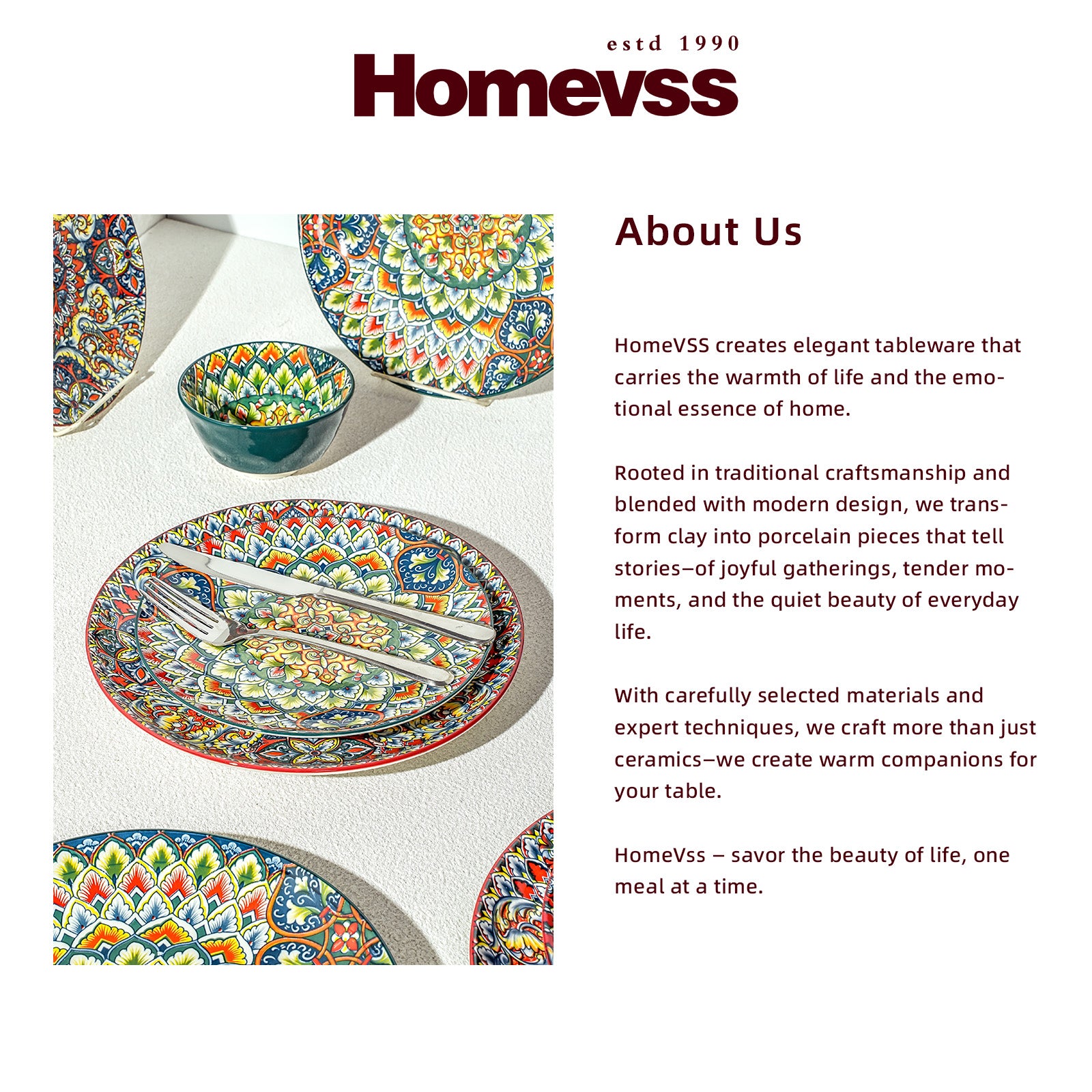 Bohemian Dinnerware Set