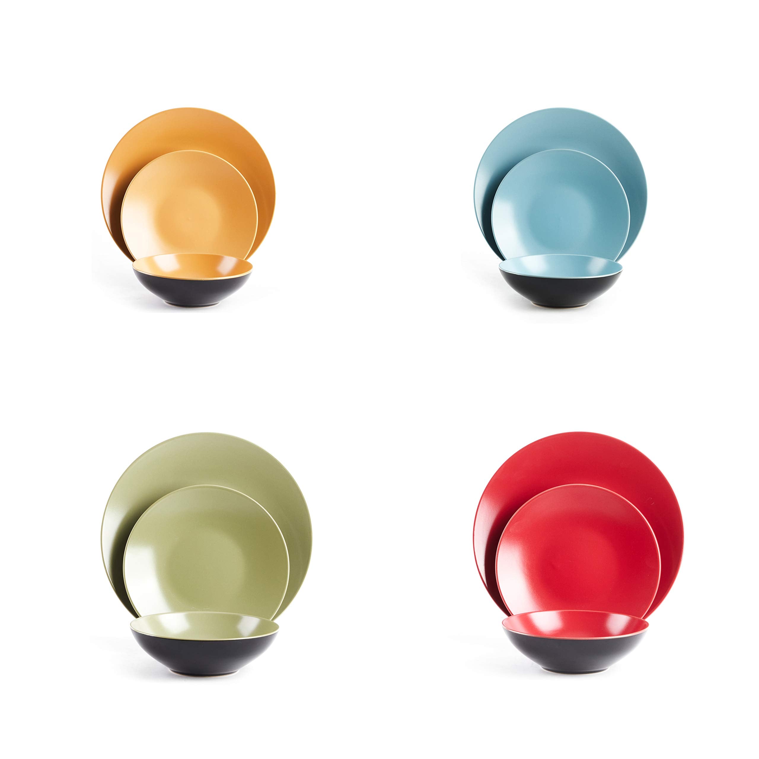 Colors Life Stoneware Dinnerware Set