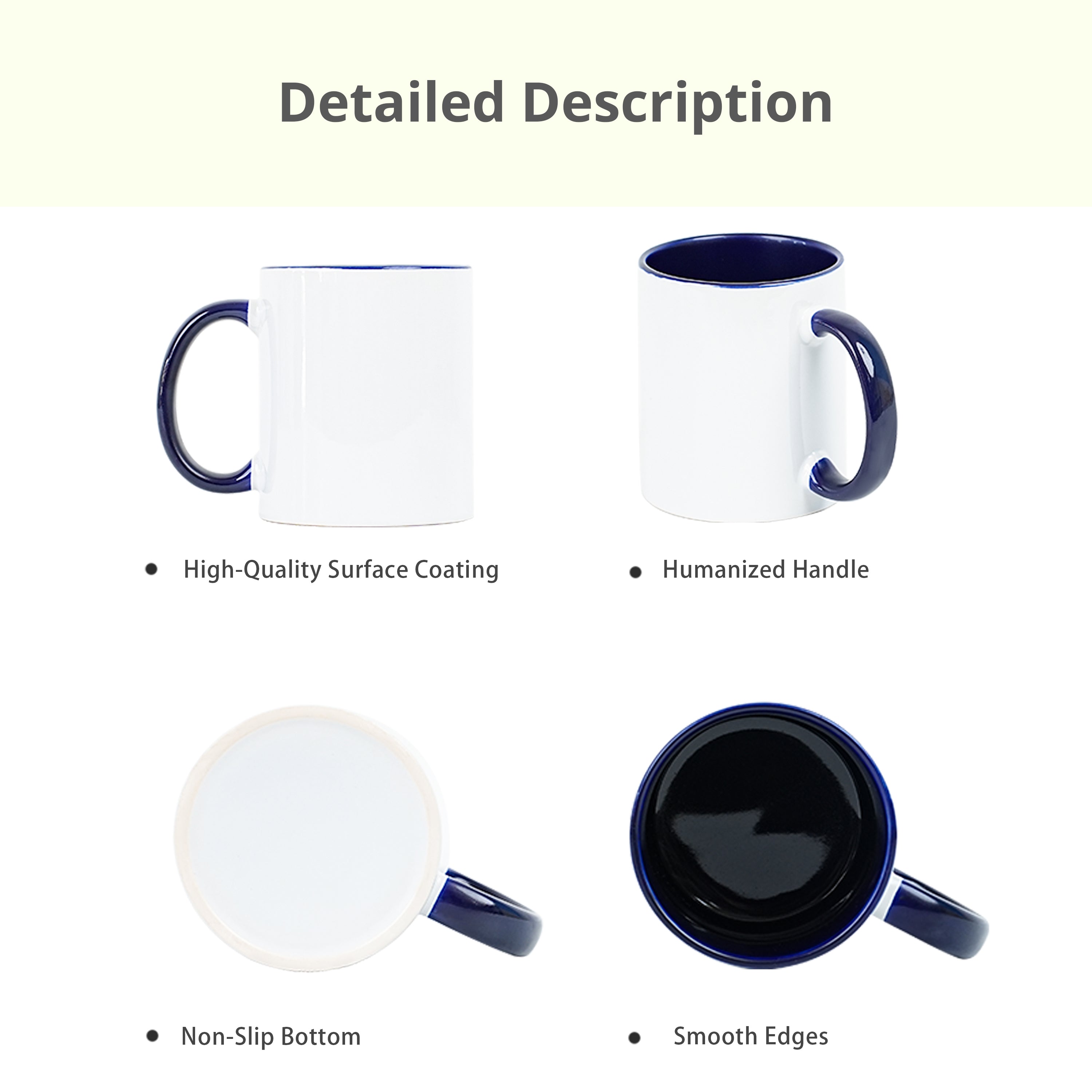 11oz Stoneware Sublimation Mug Blanks