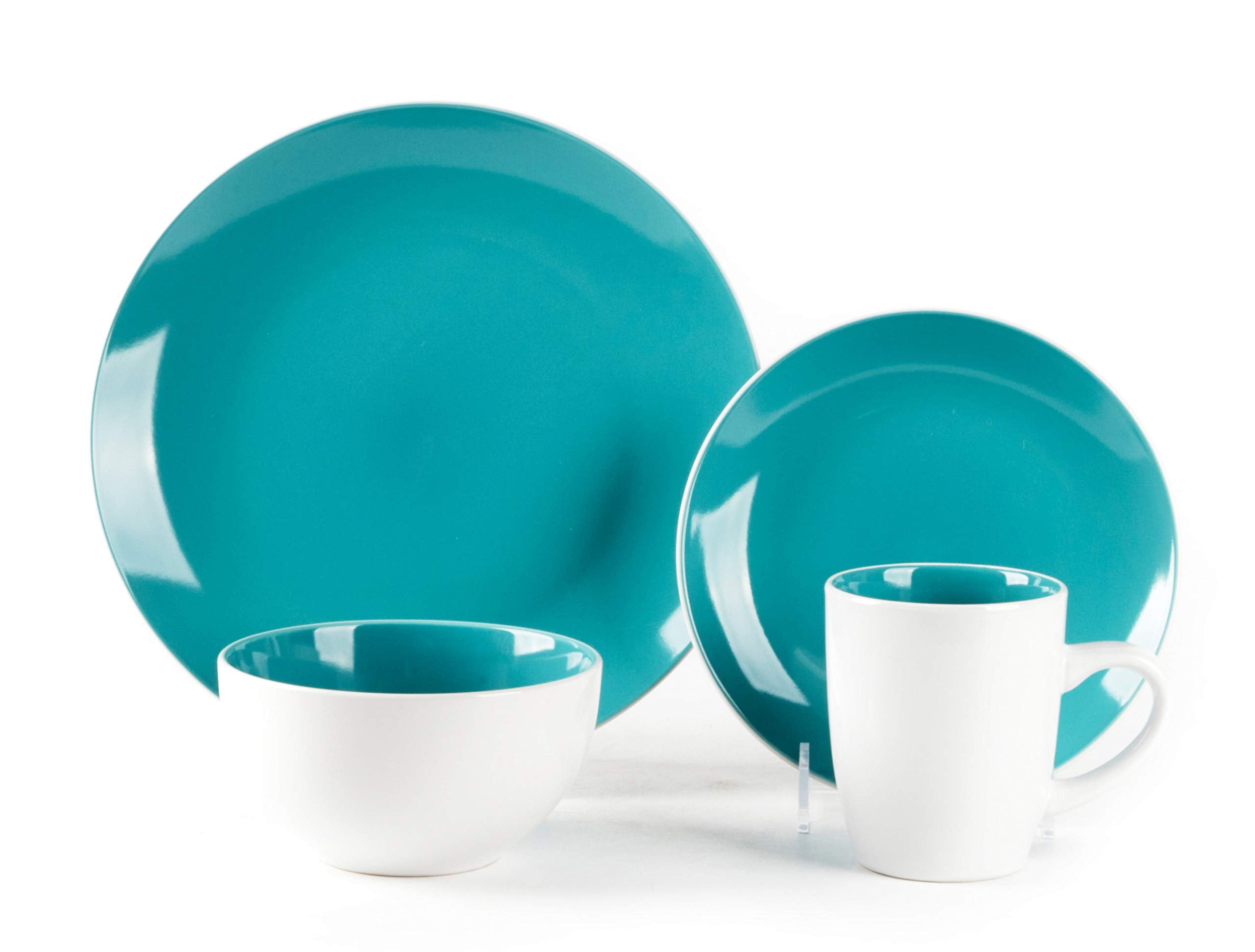 Stoneware Coupe Shape Dinnerware Set