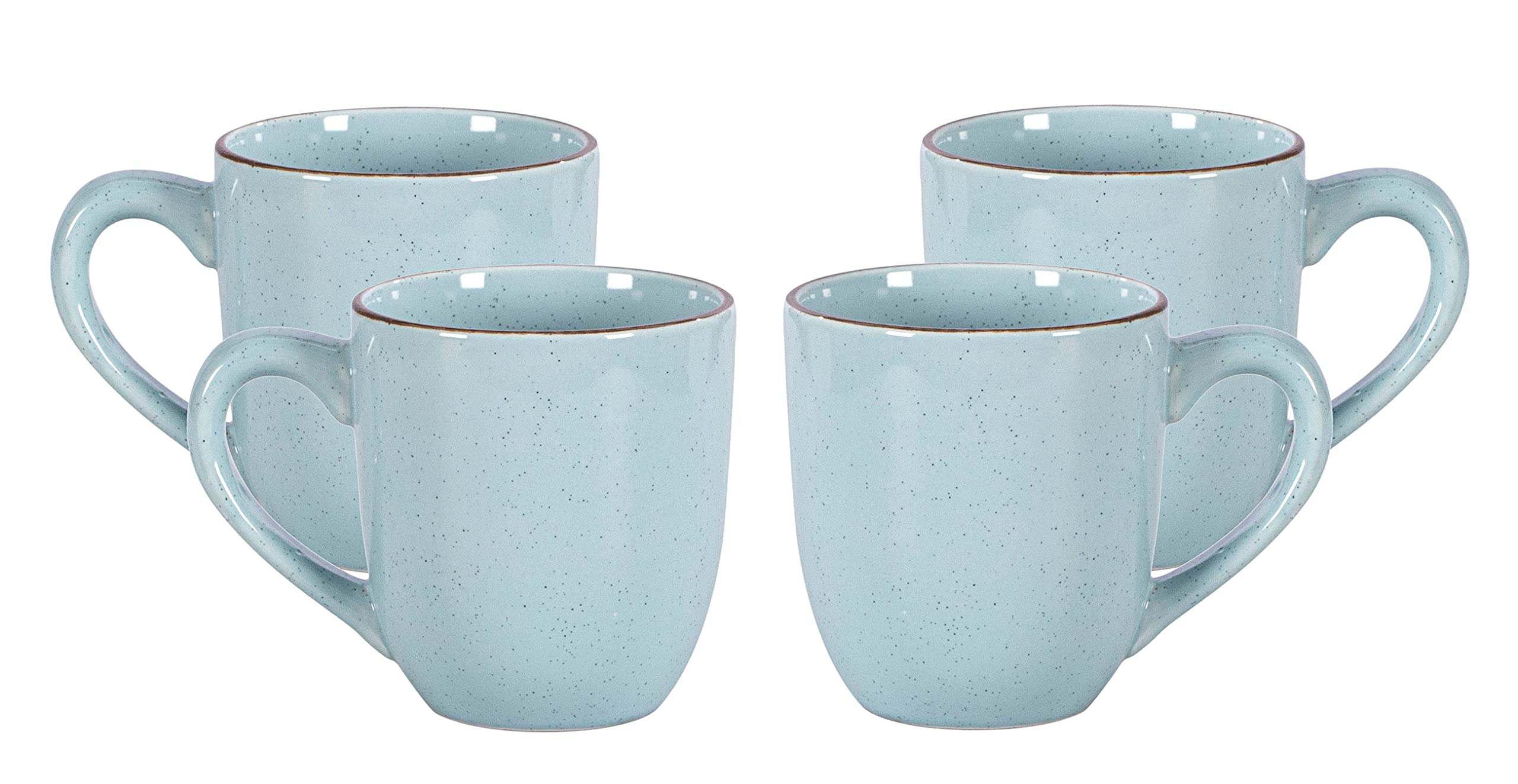 Euro-Nordic Speckled Stoneware Dinnerware Set