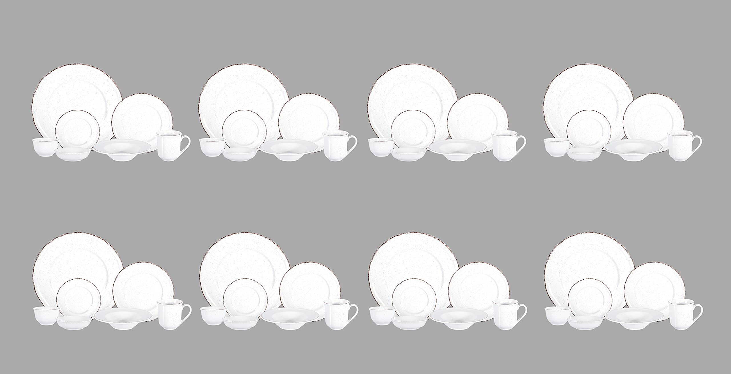 French Countryside Stoneware Dinnerware Set,HW