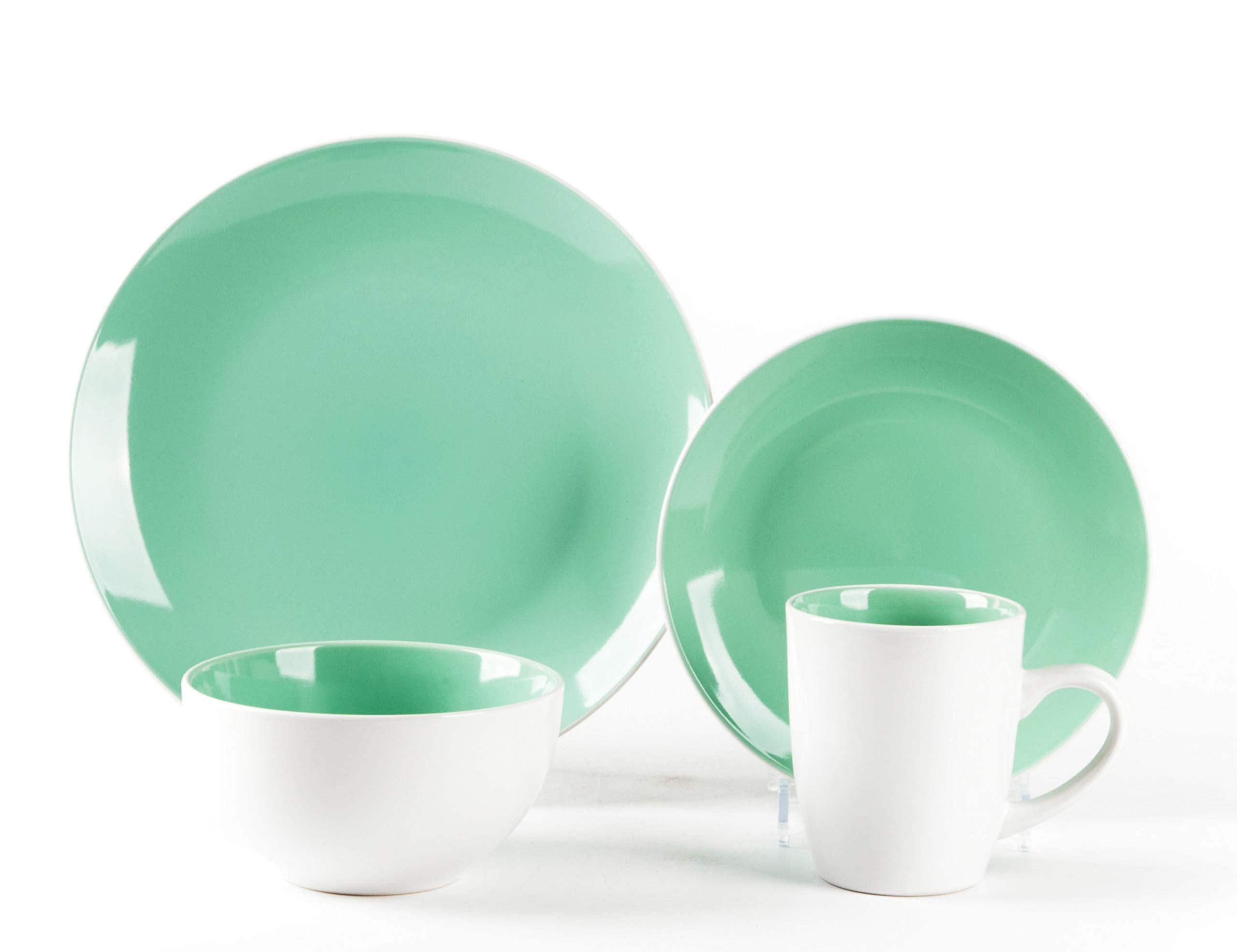 Stoneware Coupe Shape Dinnerware Set