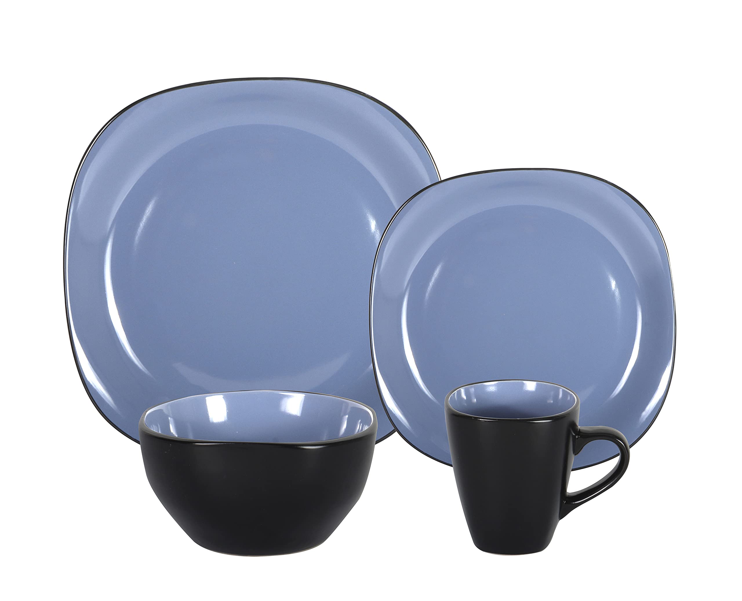 Stoneware Square Dinnerware Set,HW