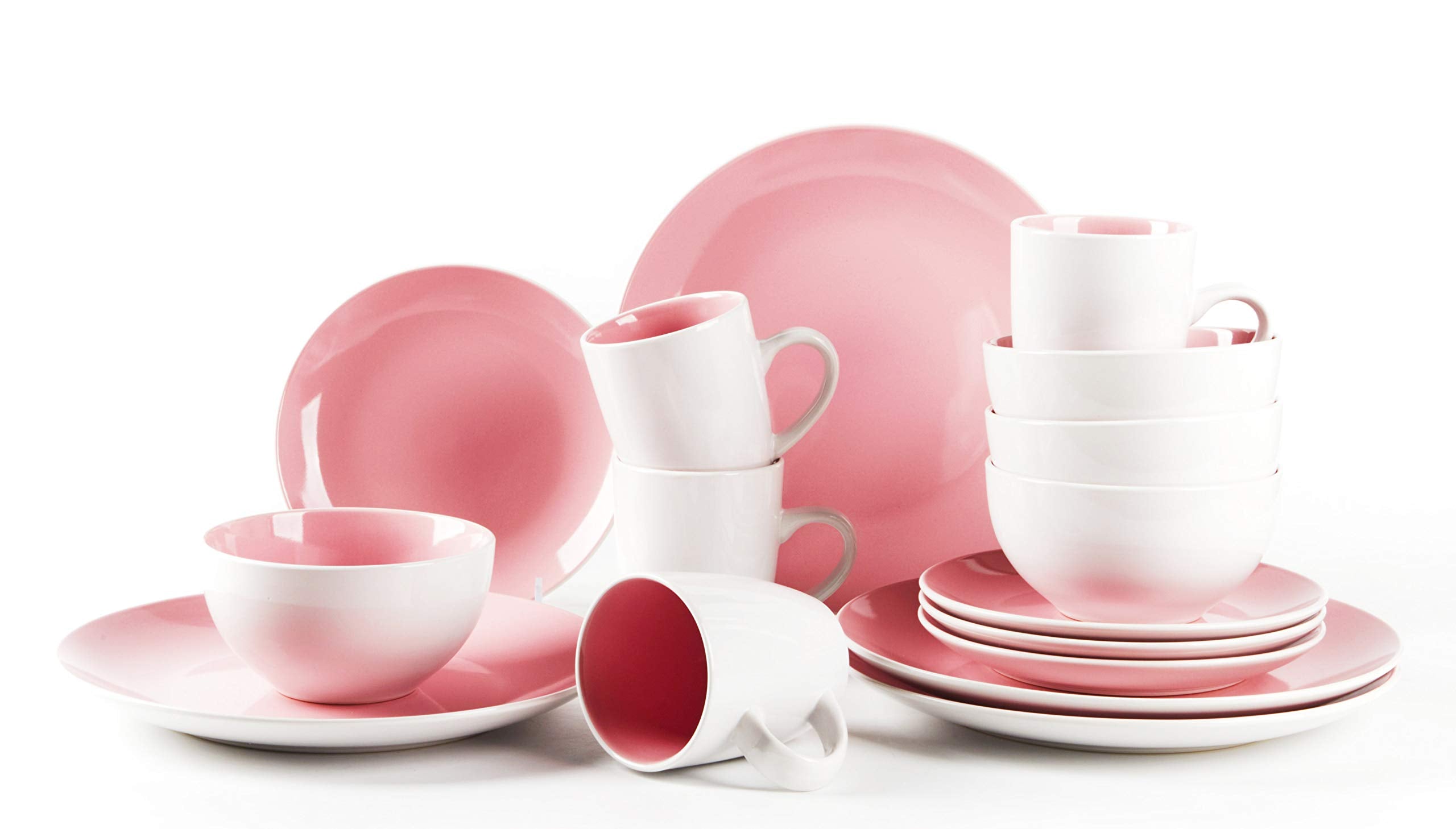 Stoneware Coupe Shape Dinnerware Set