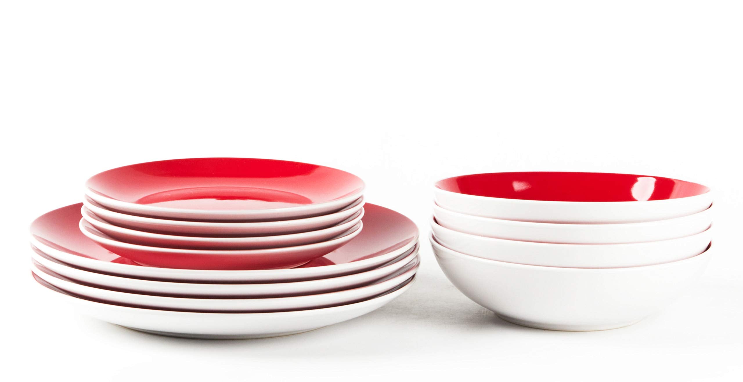 Stoneware Coupe Shape Dinnerware Set