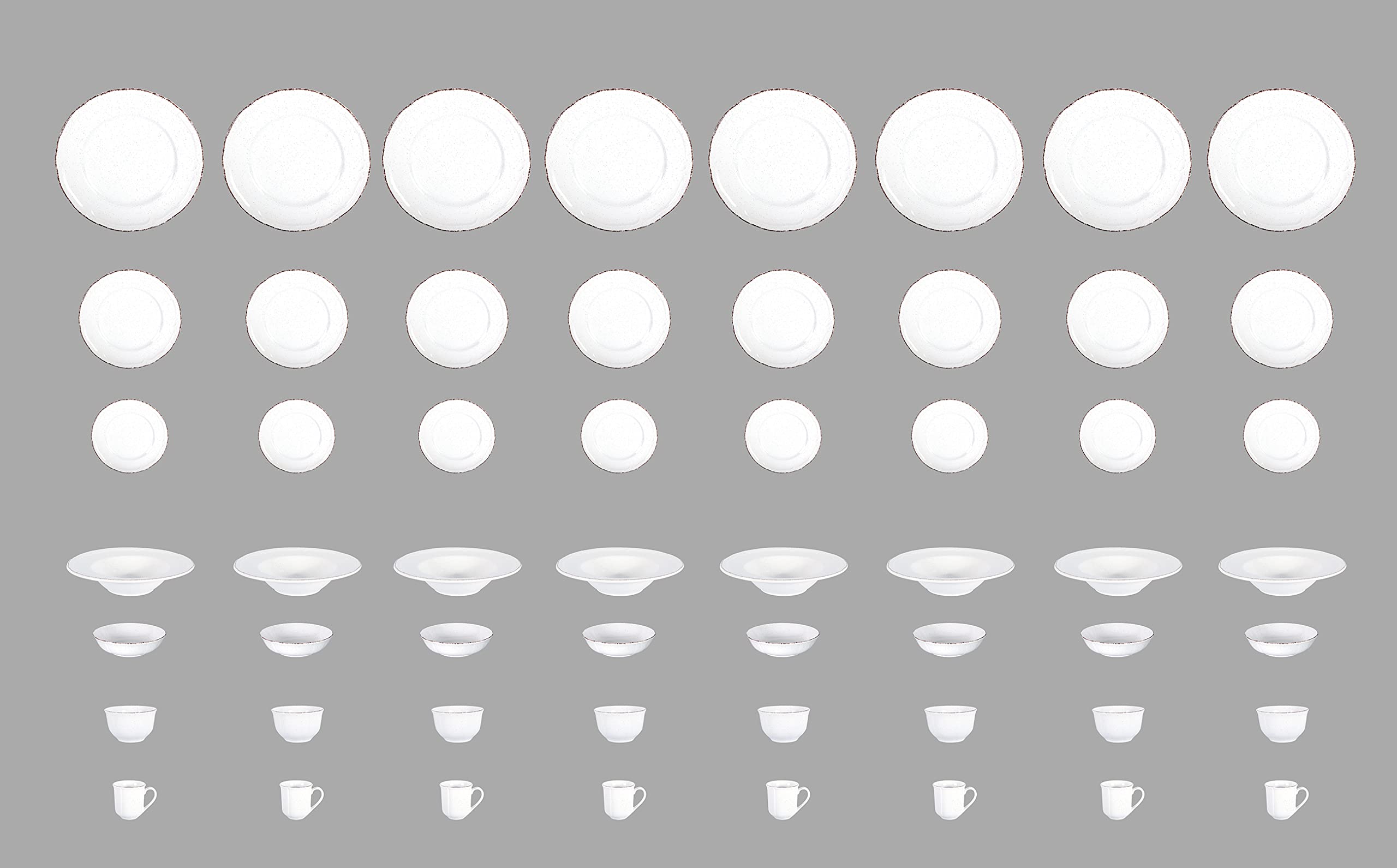 French Countryside Stoneware Dinnerware Set,HW