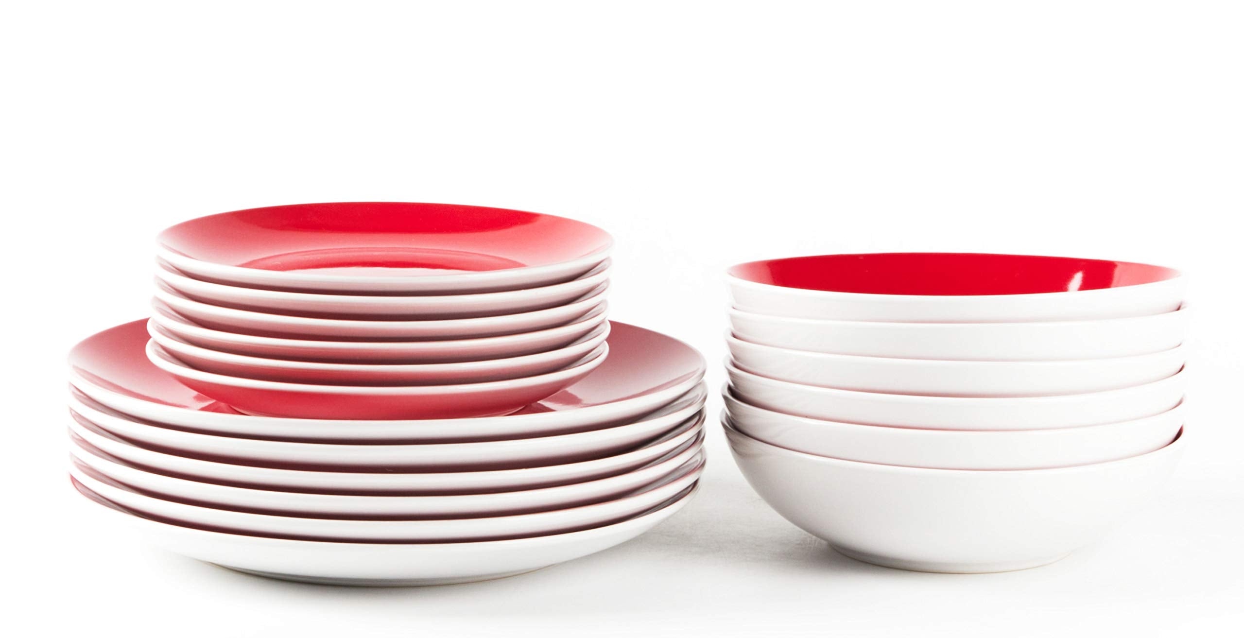 Stoneware Coupe Shape Dinnerware Set