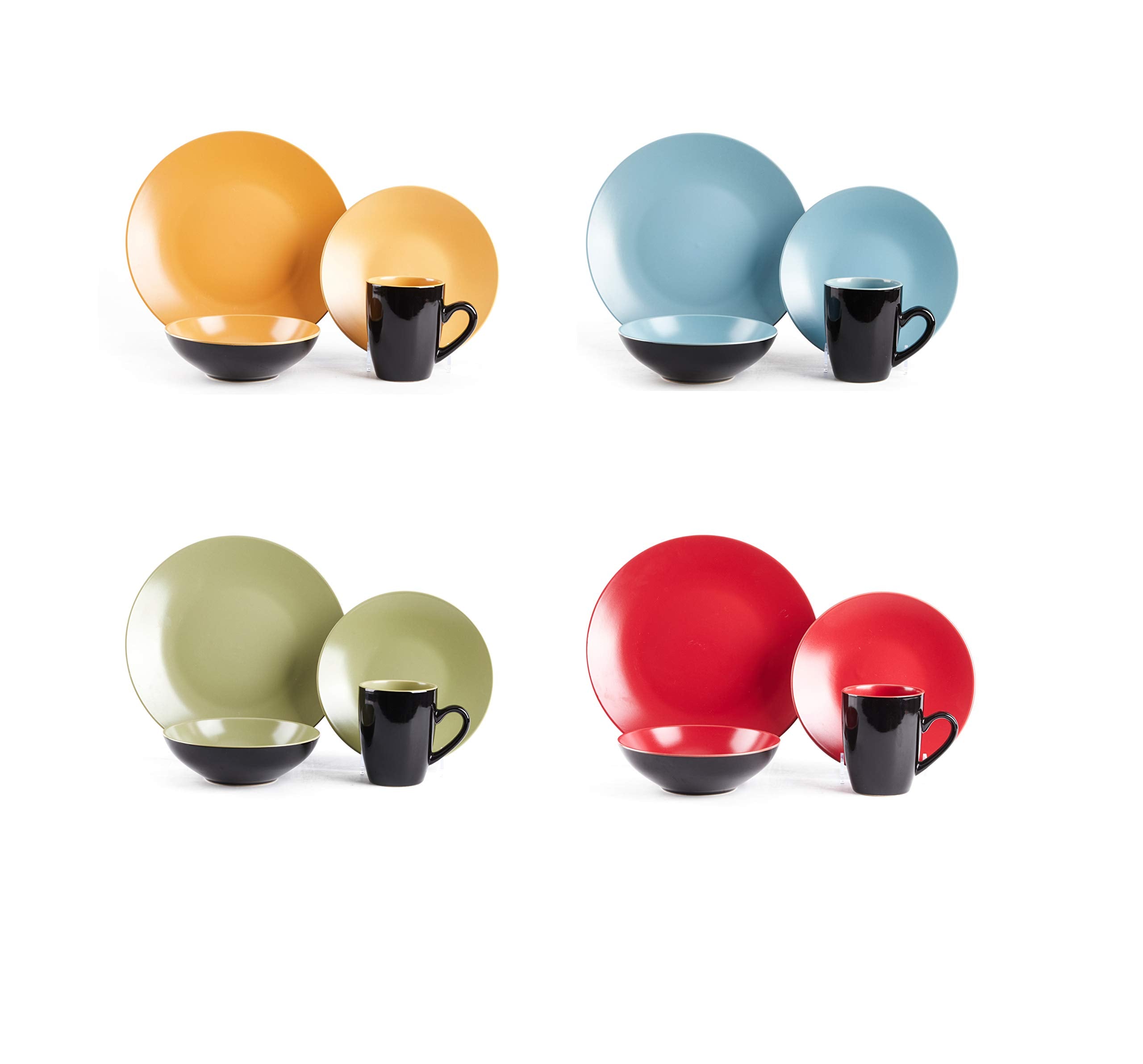 Colors Life Stoneware Dinnerware Set