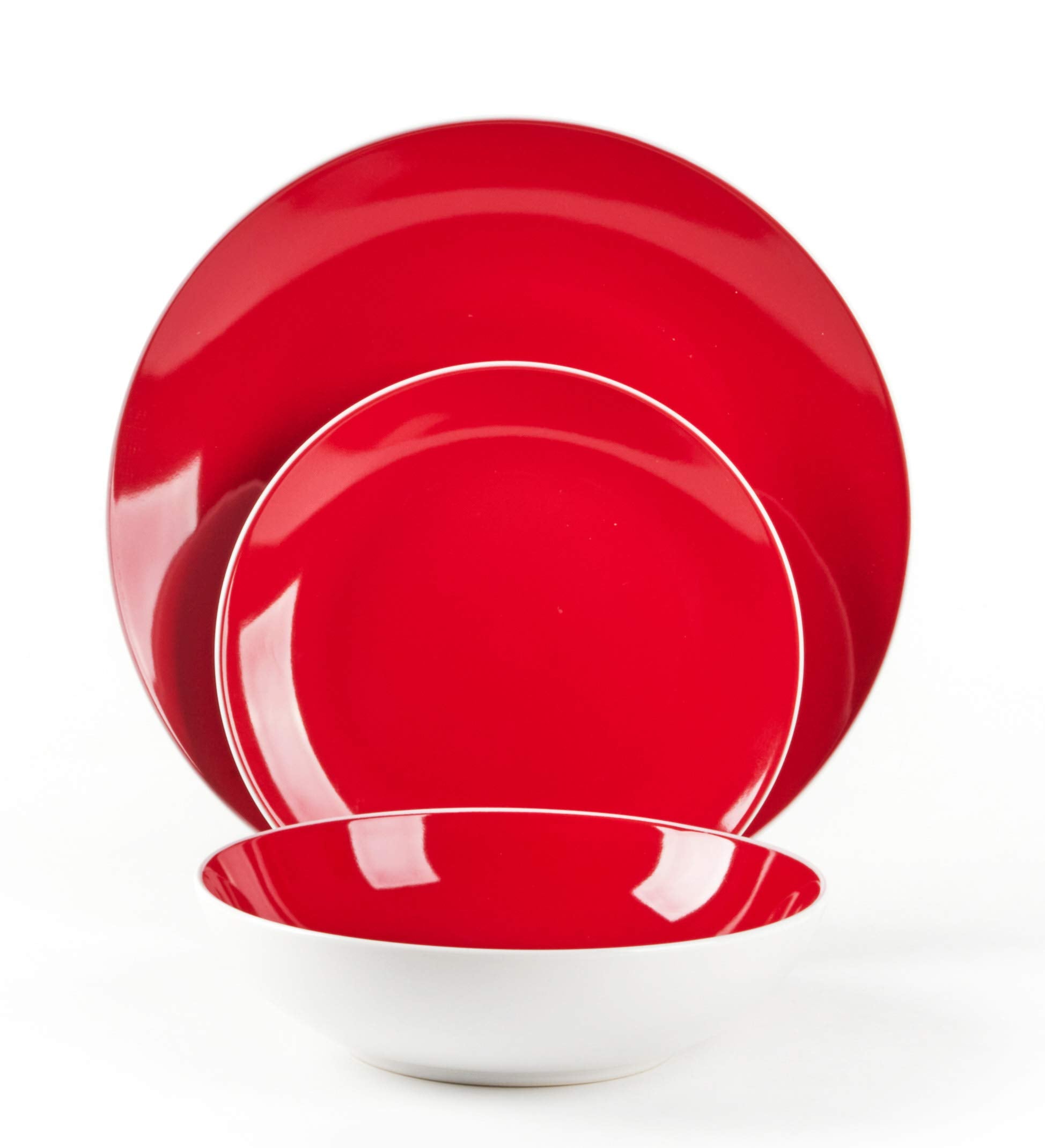 Stoneware Coupe Shape Dinnerware Set