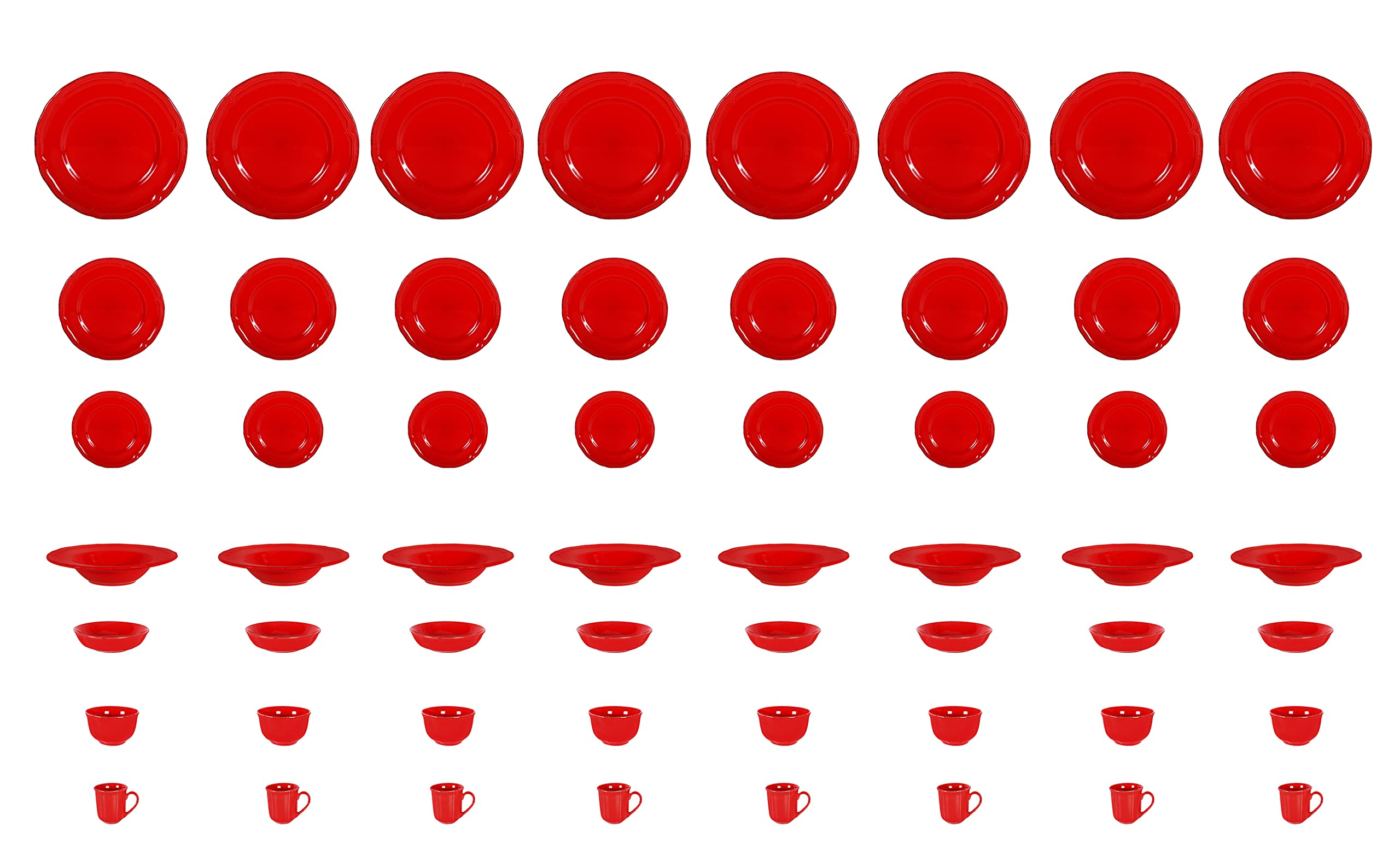 French Countryside Stoneware Dinnerware Set,HW