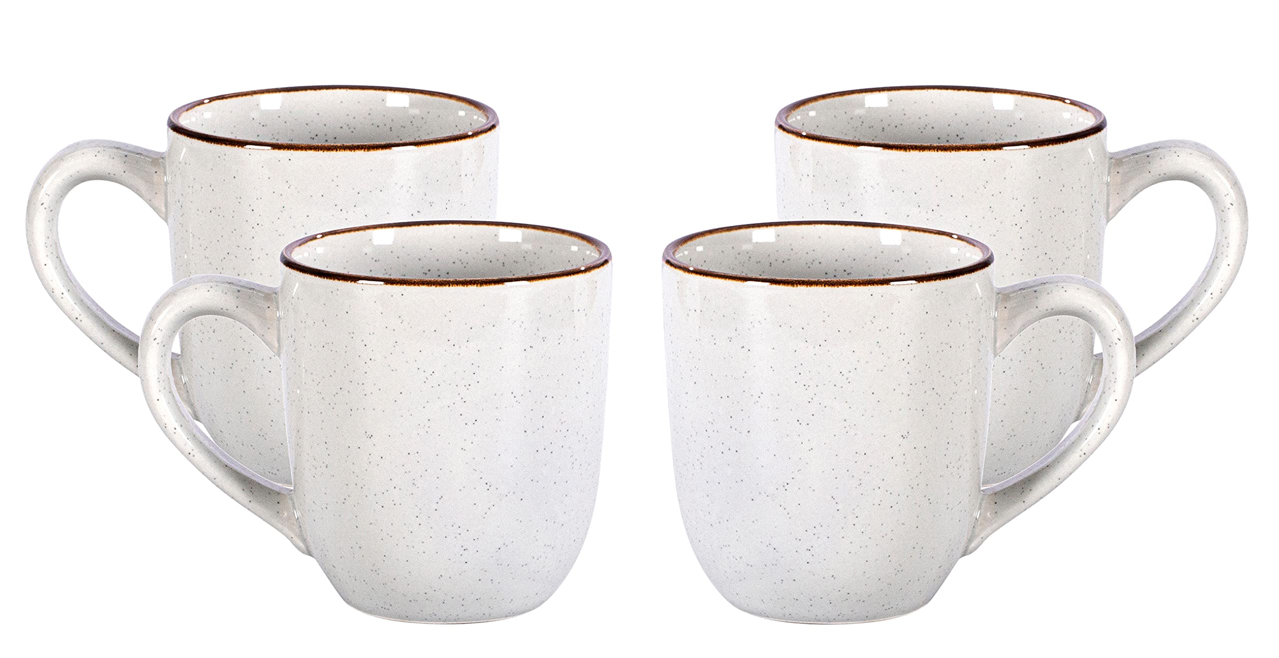 Euro-Nordic Speckled Stoneware Dinnerware Set