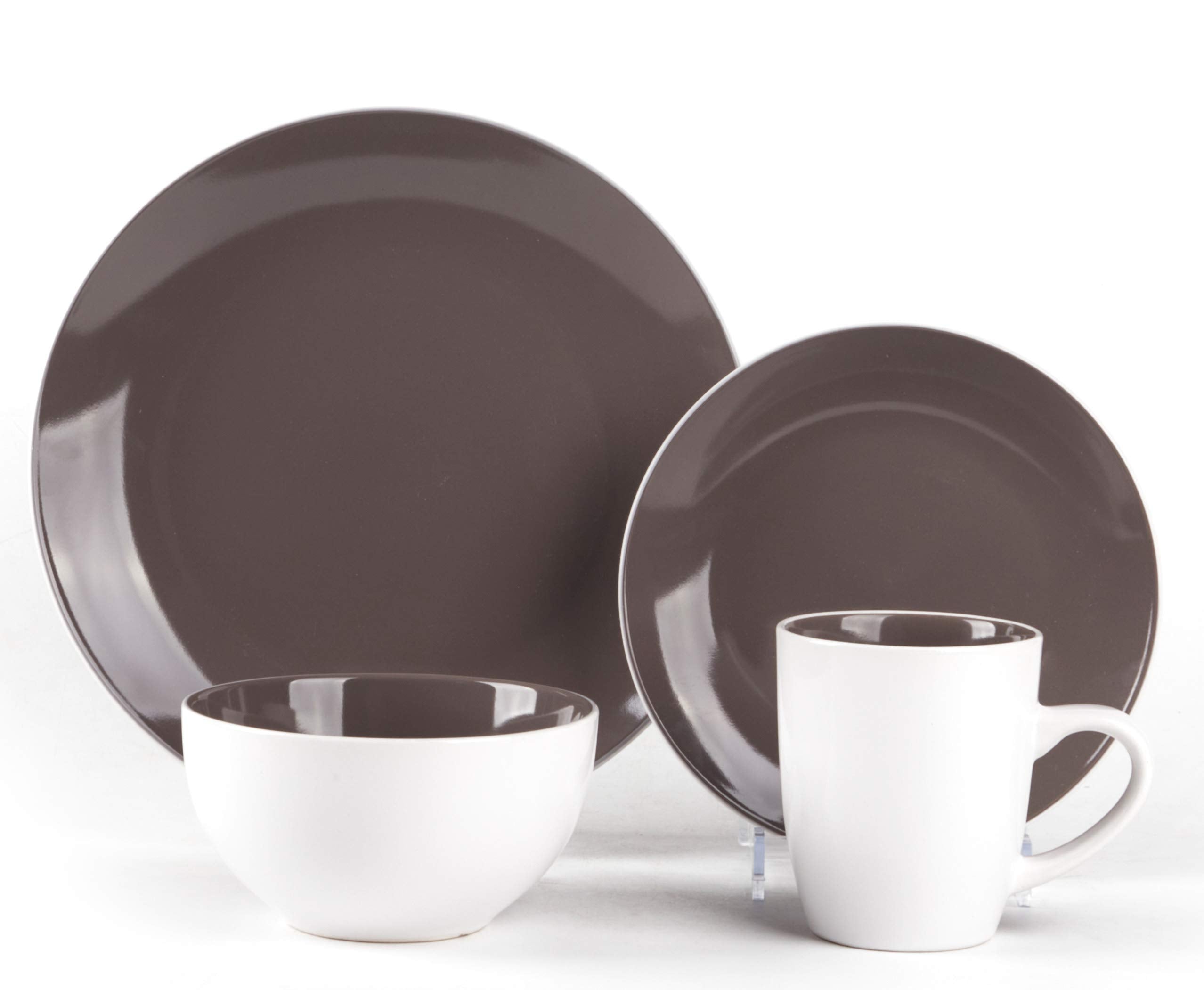 Stoneware Coupe Shape Dinnerware Set